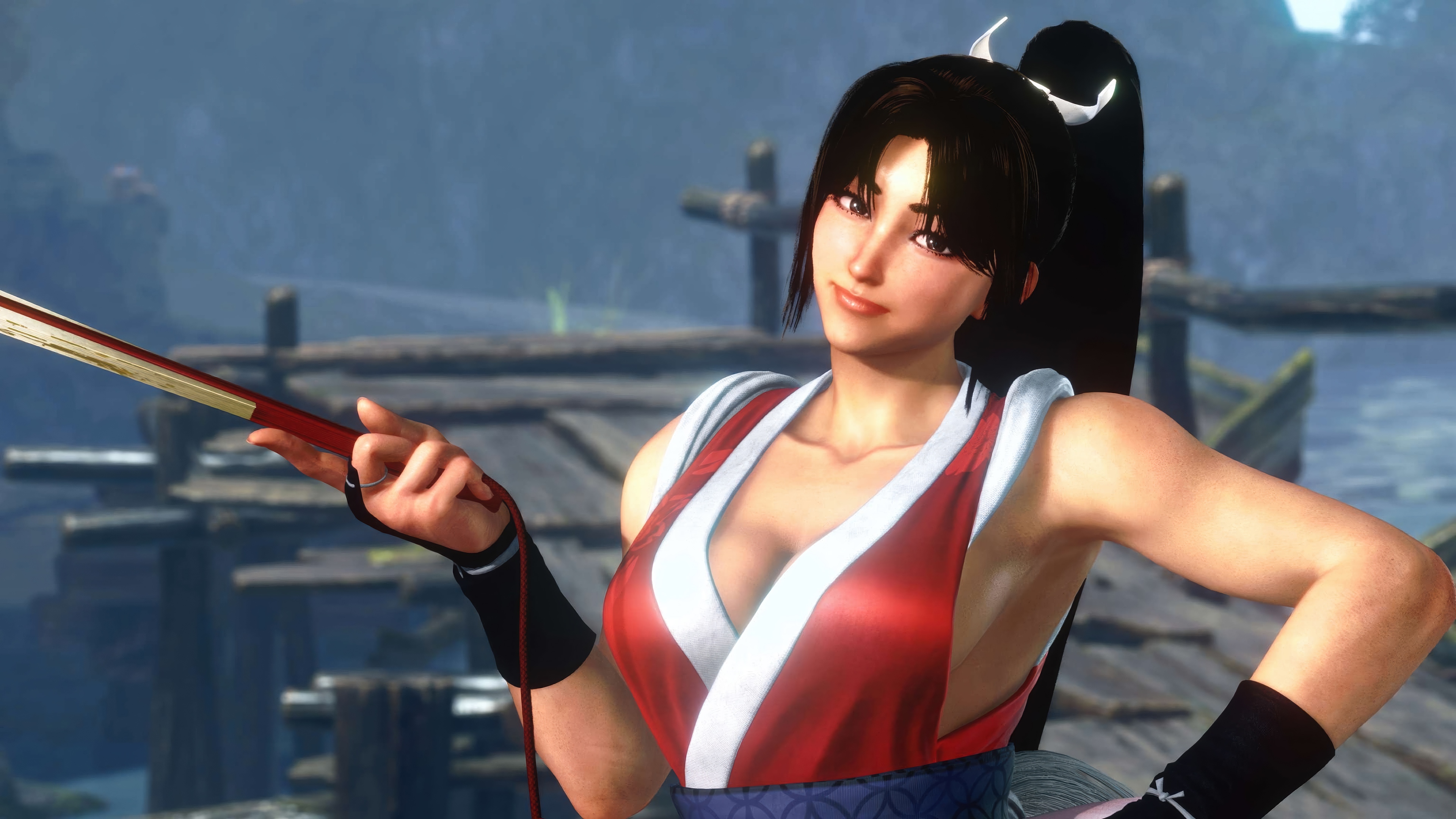 Mai Shiranui from Street Fighter 6 in 4K HD Wallpaper