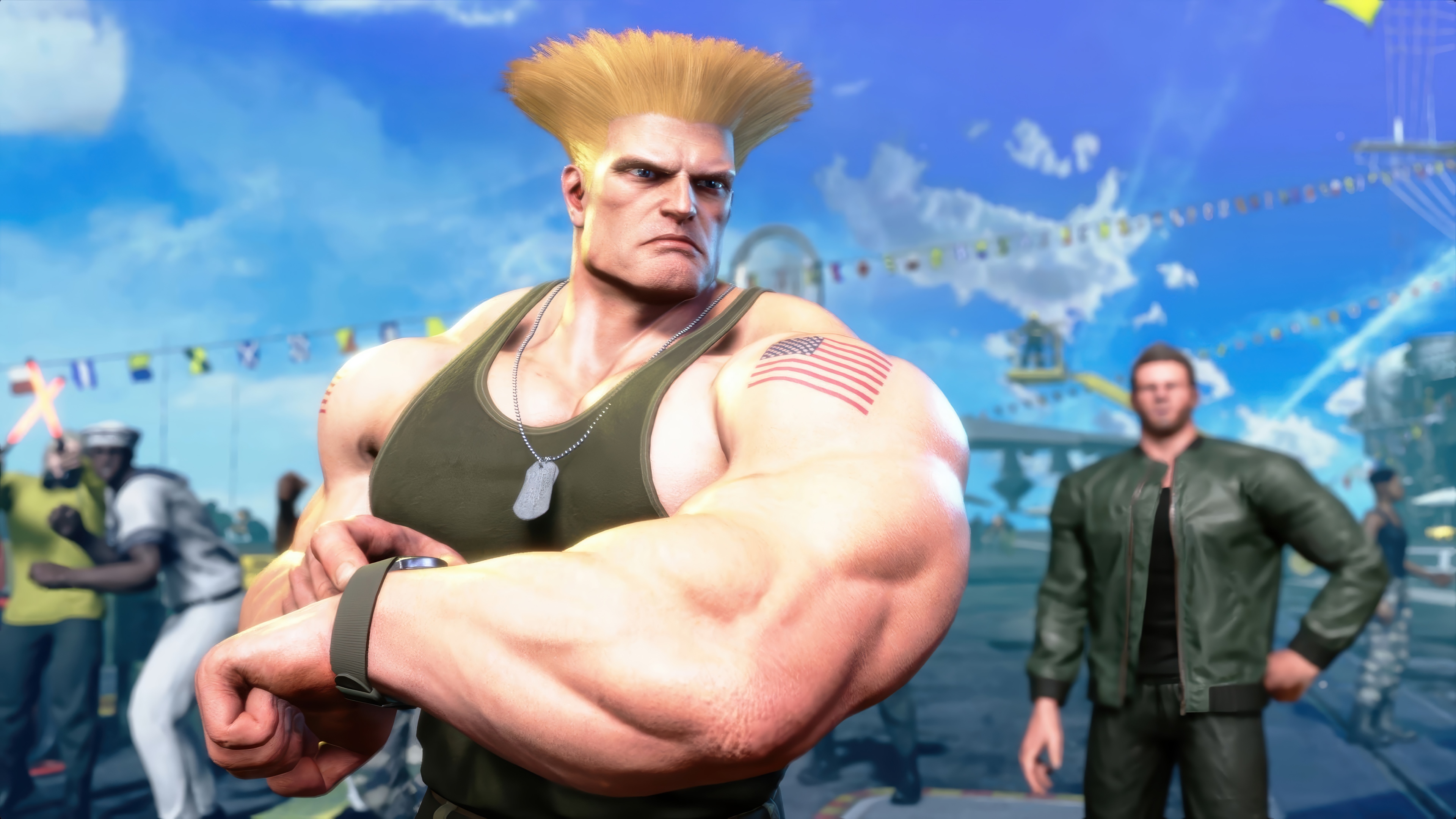Guile from Street Fighter 6 in 4K HD Wallpaper