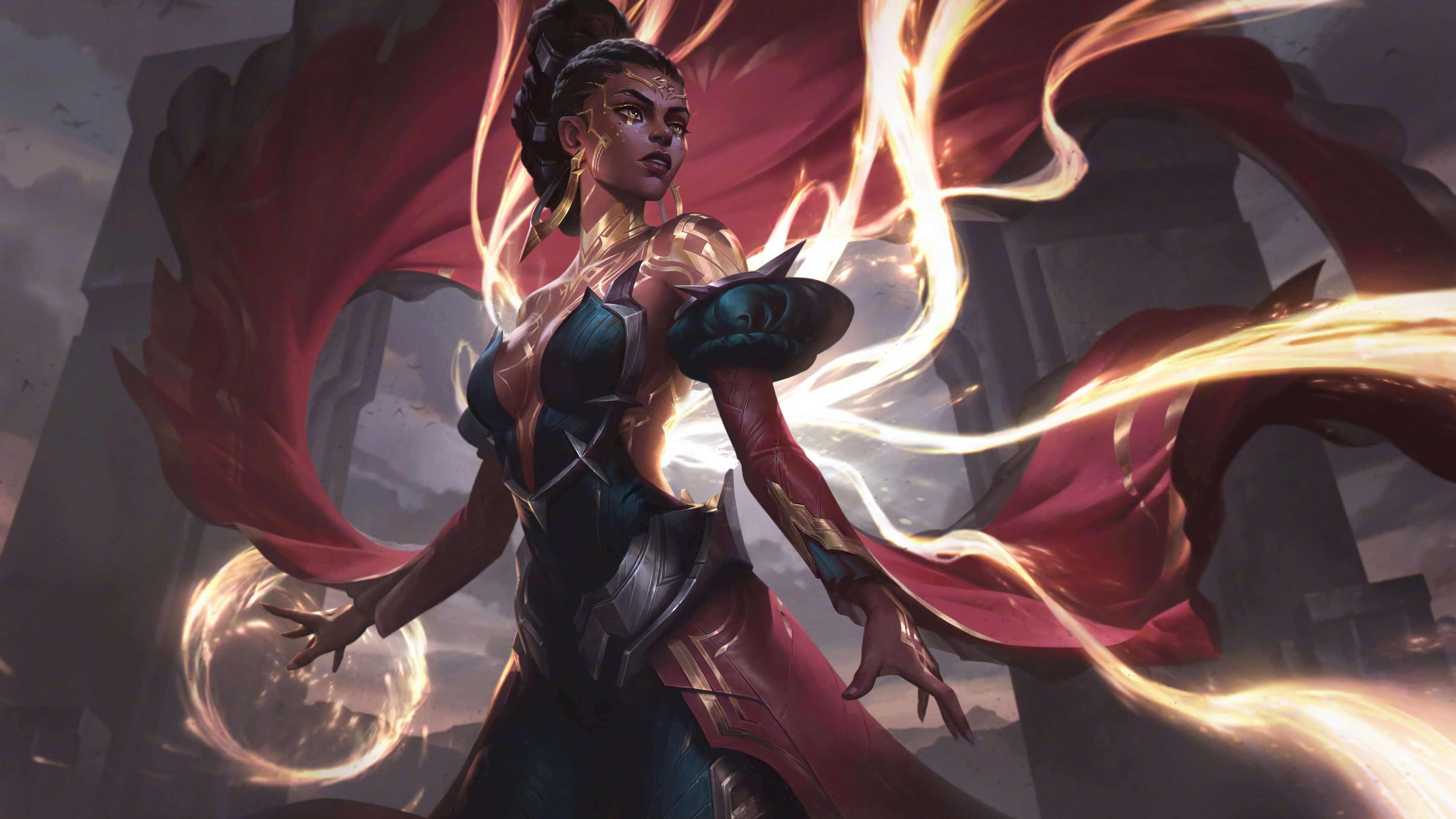 Mel from League of Legends Splash Art 4K HD Wallpaper