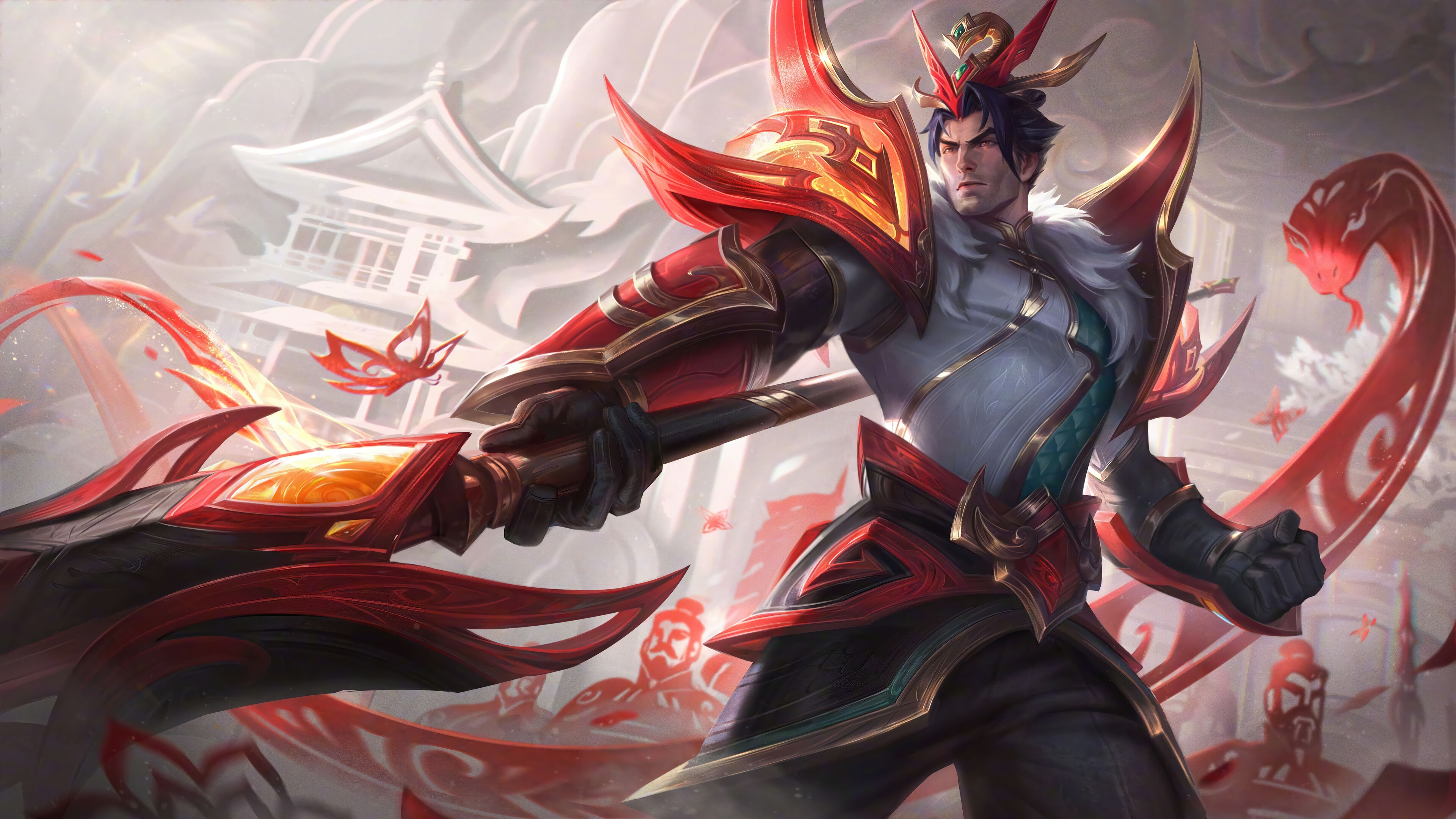 Mythmaker Jarvan IV Splash Art 4K HD Wallpaper