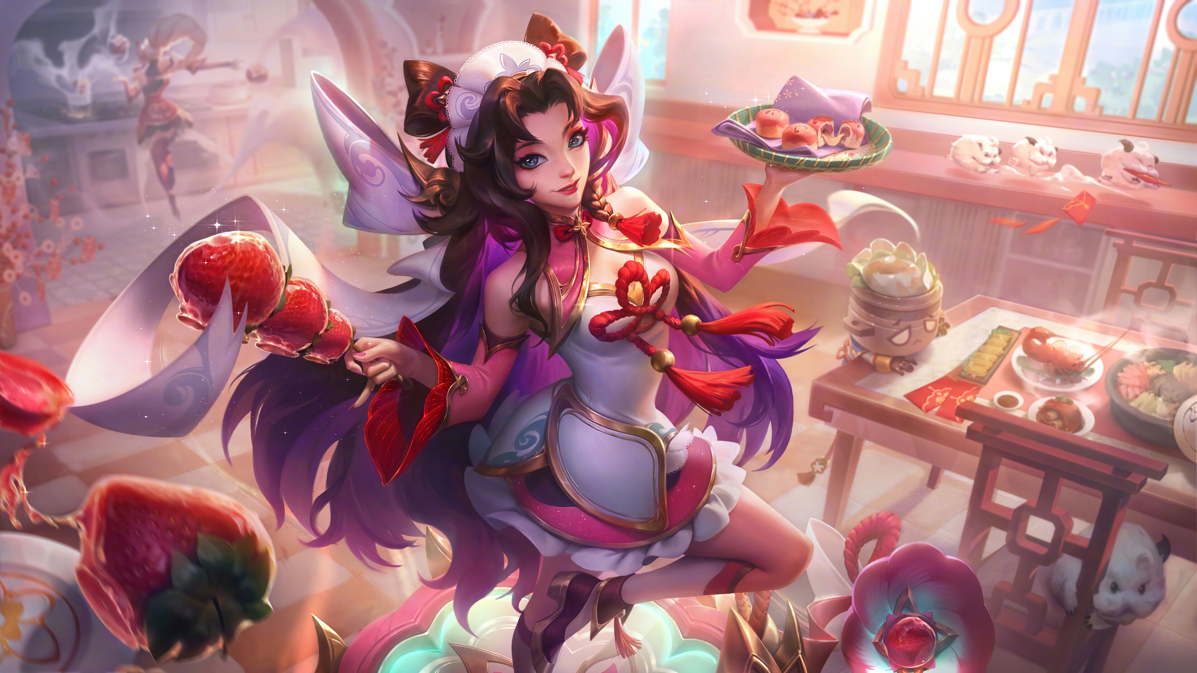 Seraphine Dumpling Darlings Splash Art 4K HD Wallpaper