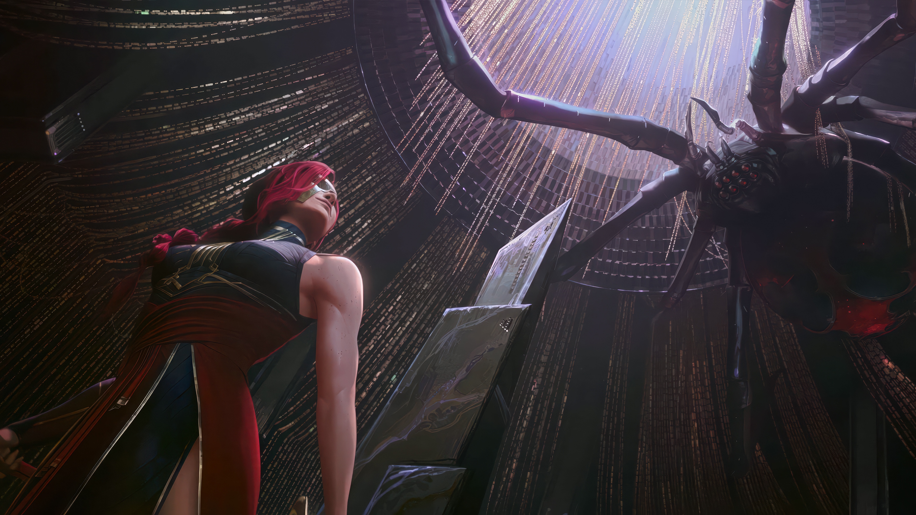 Katarina and Elise from League of Legends 4K HD Wallpaper