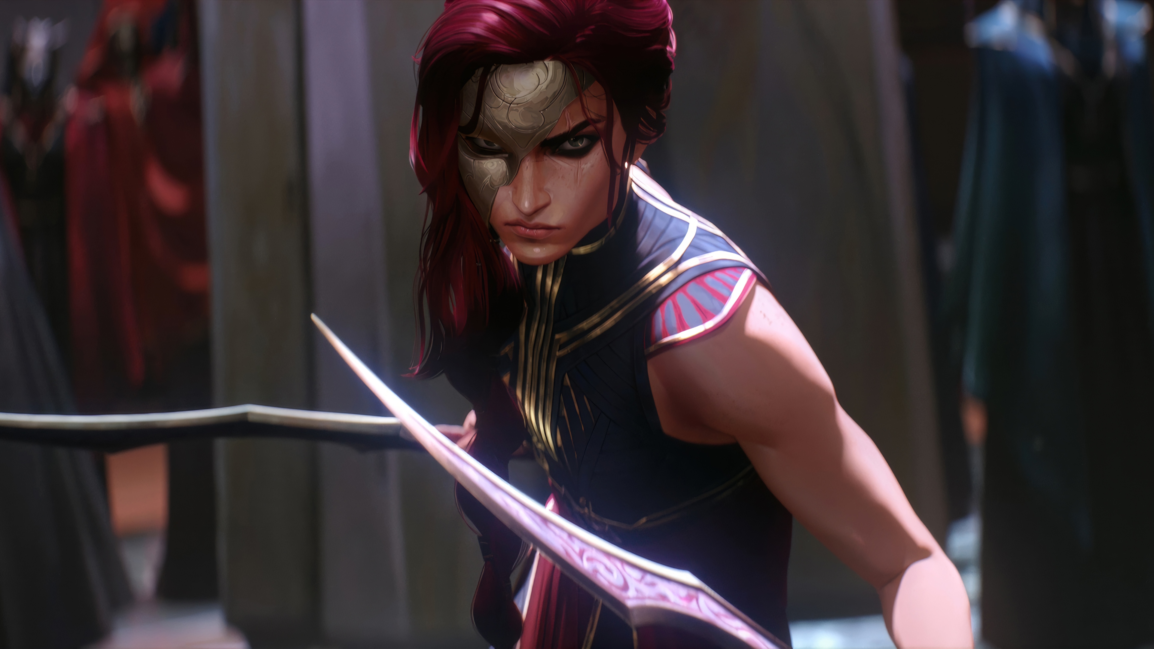 Katarina from League of Legends in 4K HD Wallpaper