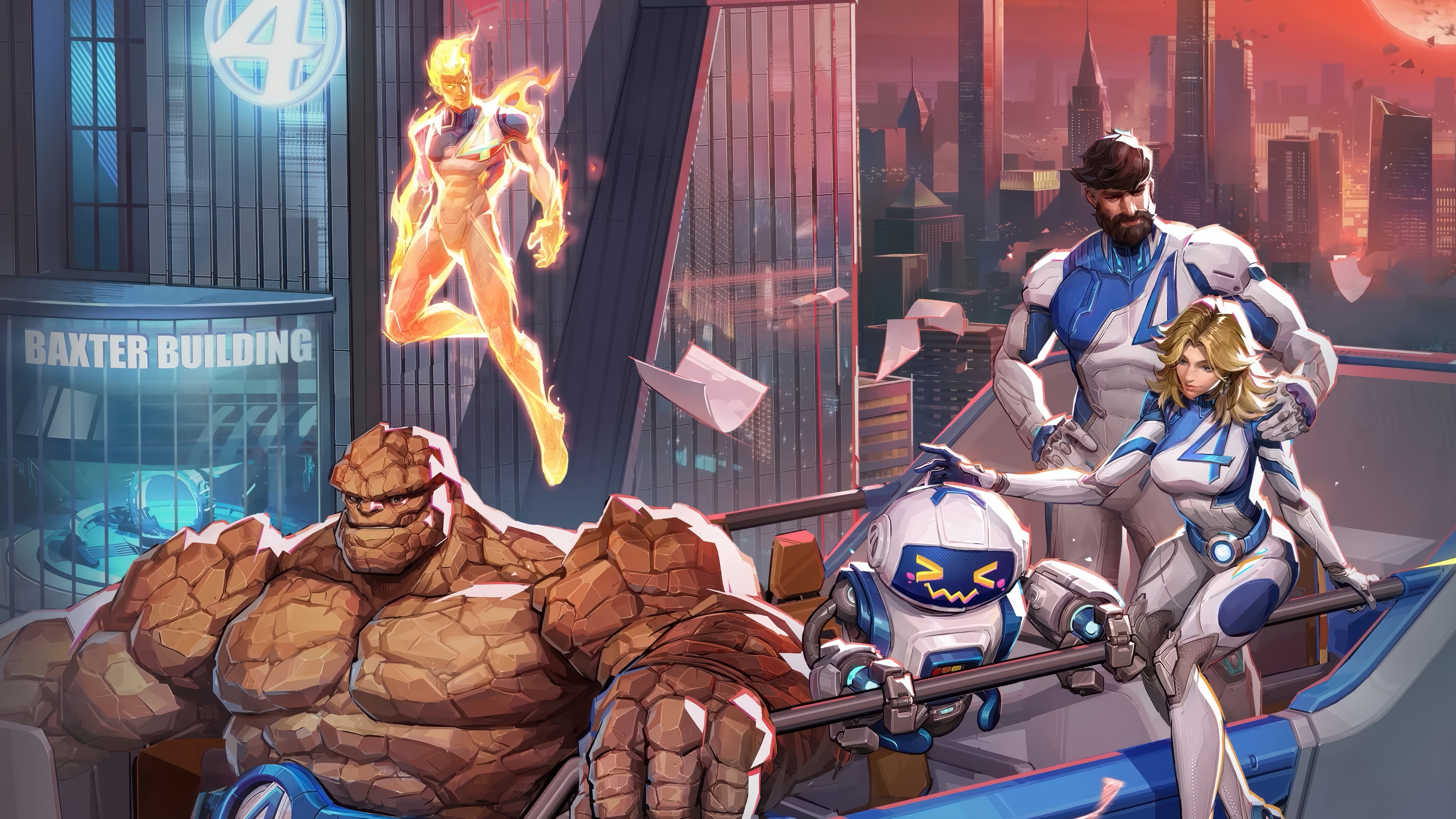 Marvel Rivals Fantastic Four 4K HD Wallpaper