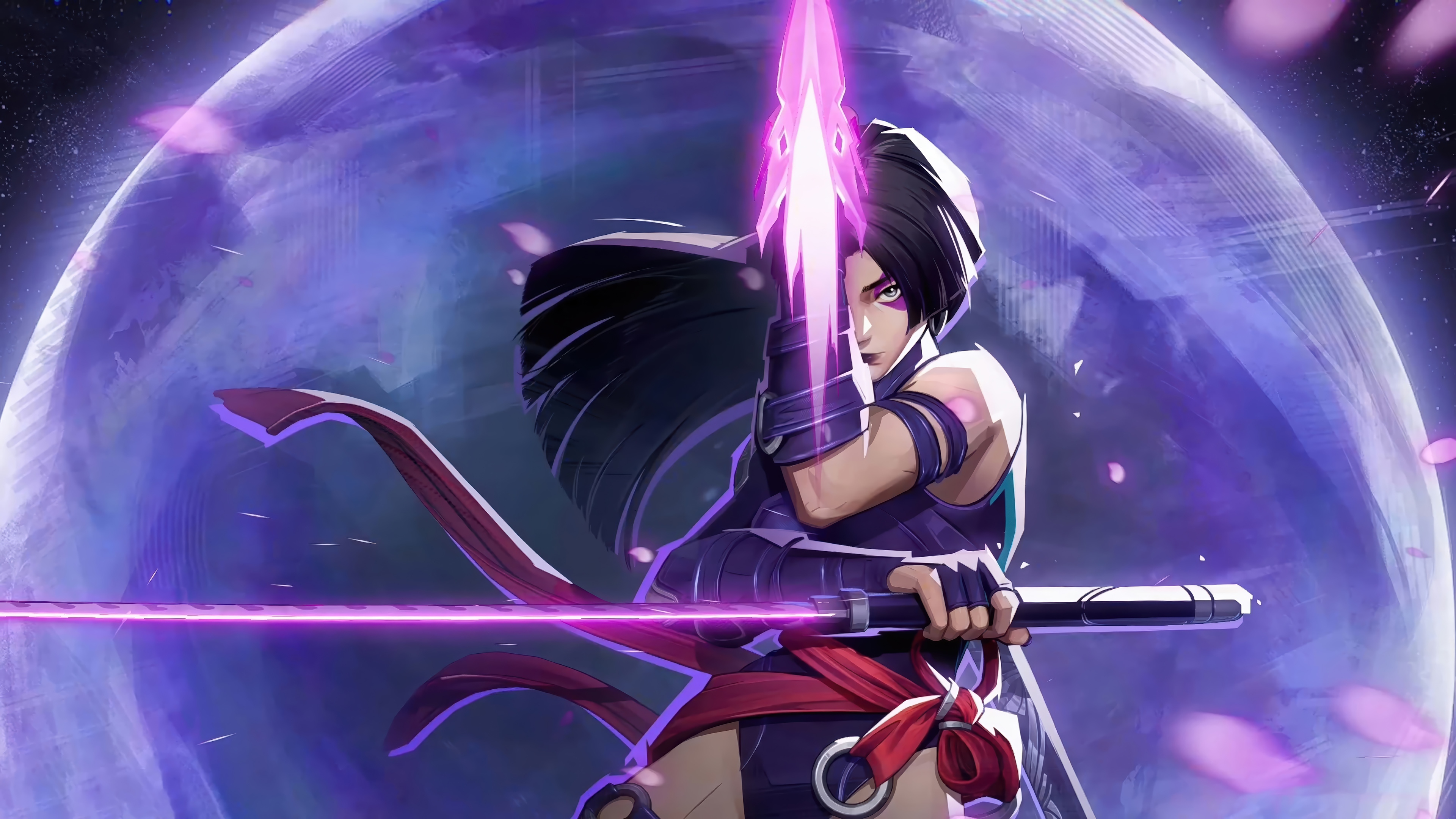 Psylocke from Marvel Rivals in 4K HD Wallpaper
