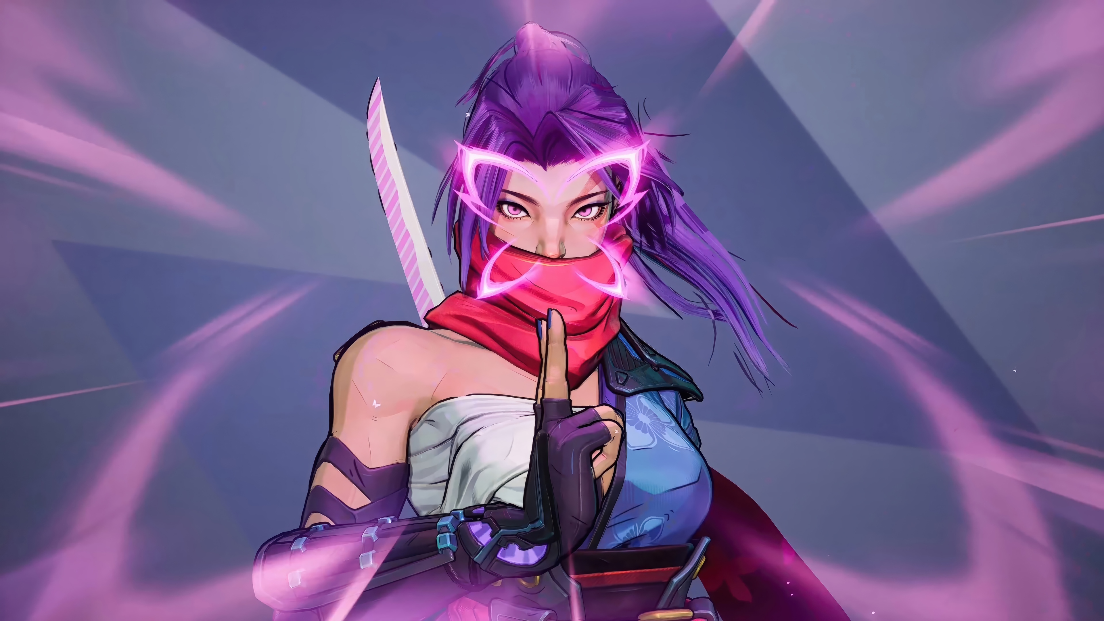 Psylocke from Marvel Rivals 4K HD Wallpaper