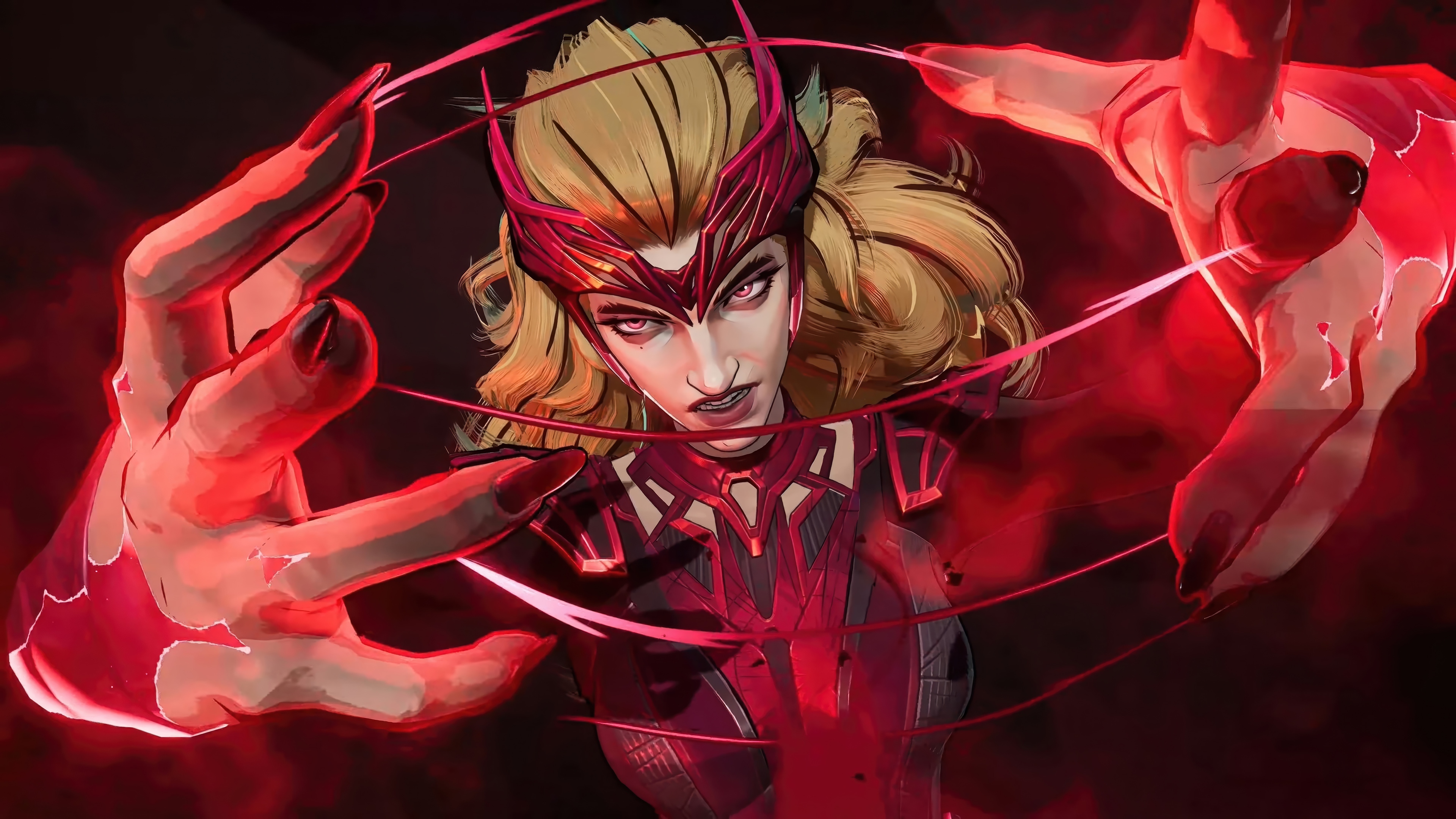 Scarlet Witch in Marvel Rivals 4K HD Wallpaper