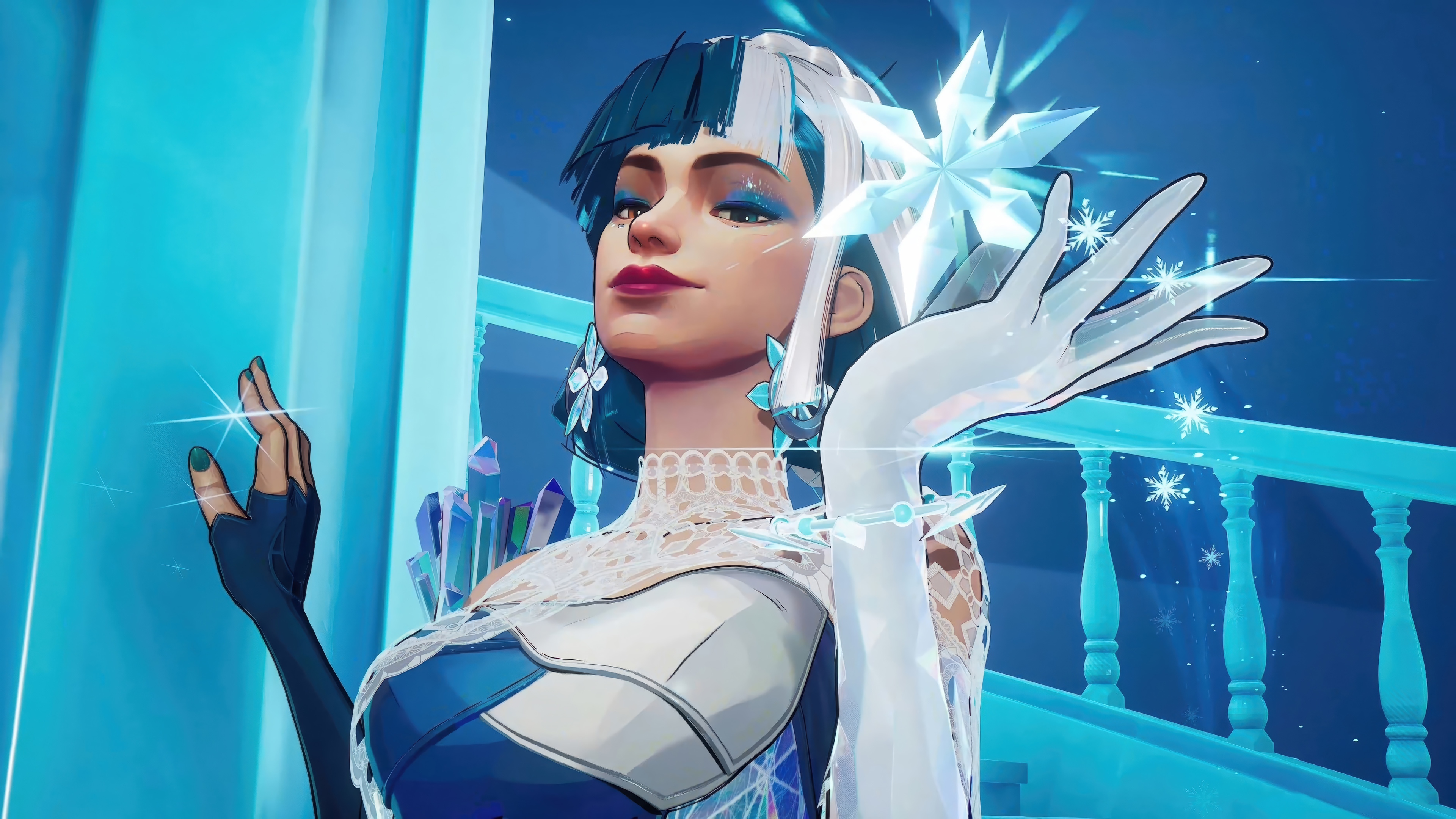 Luna Snow in Marvel Rivals 4K HD Wallpaper