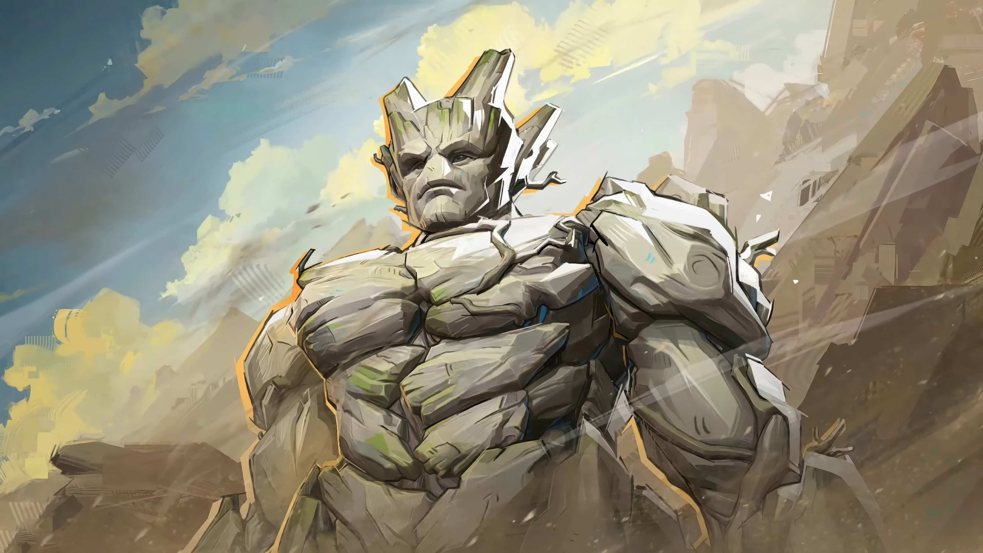 Groot in Marvel Rivals 4K HD Wallpaper