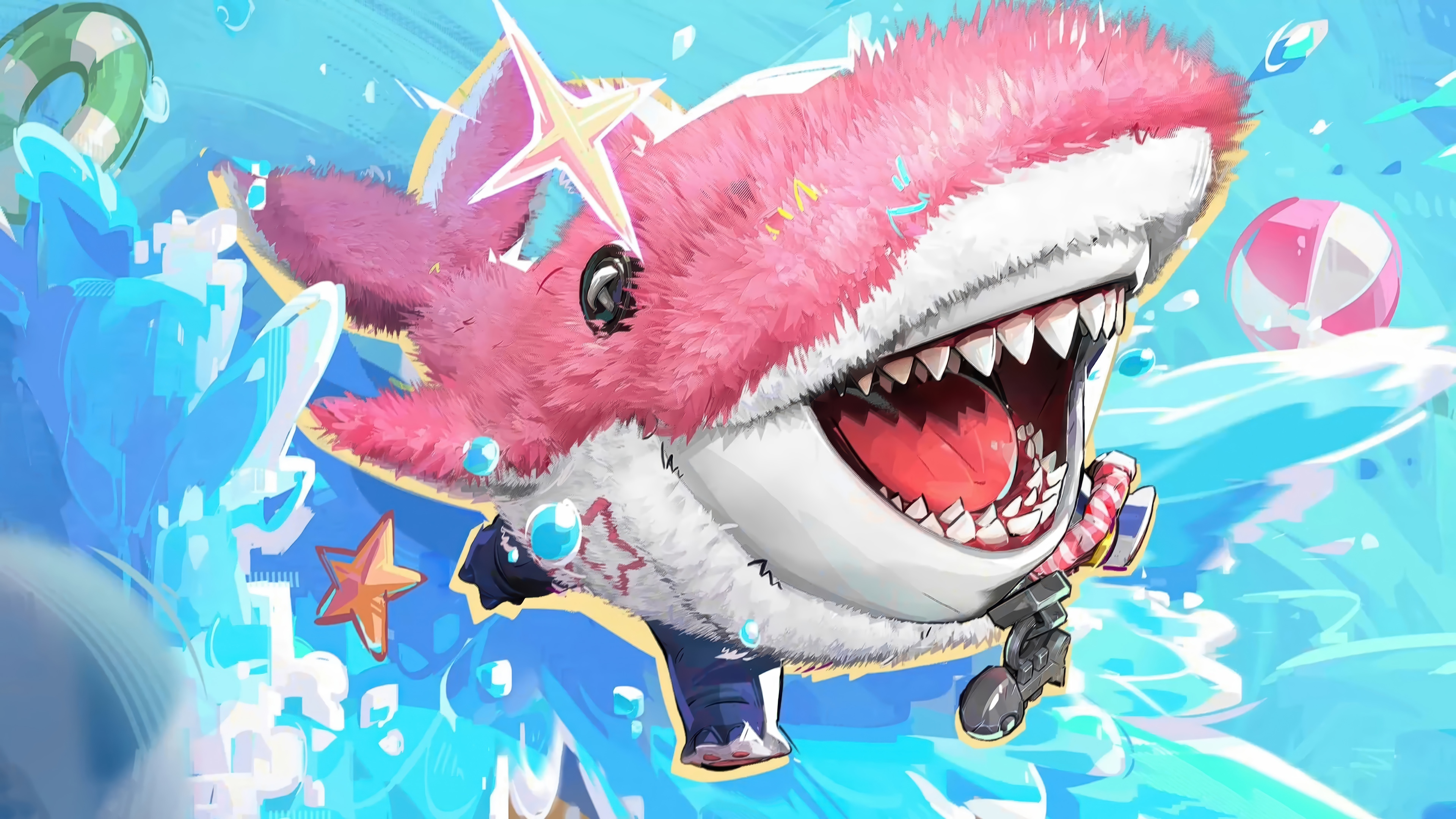 Jeff the Land Shark in Marvel Rivals 4K HD Wallpaper