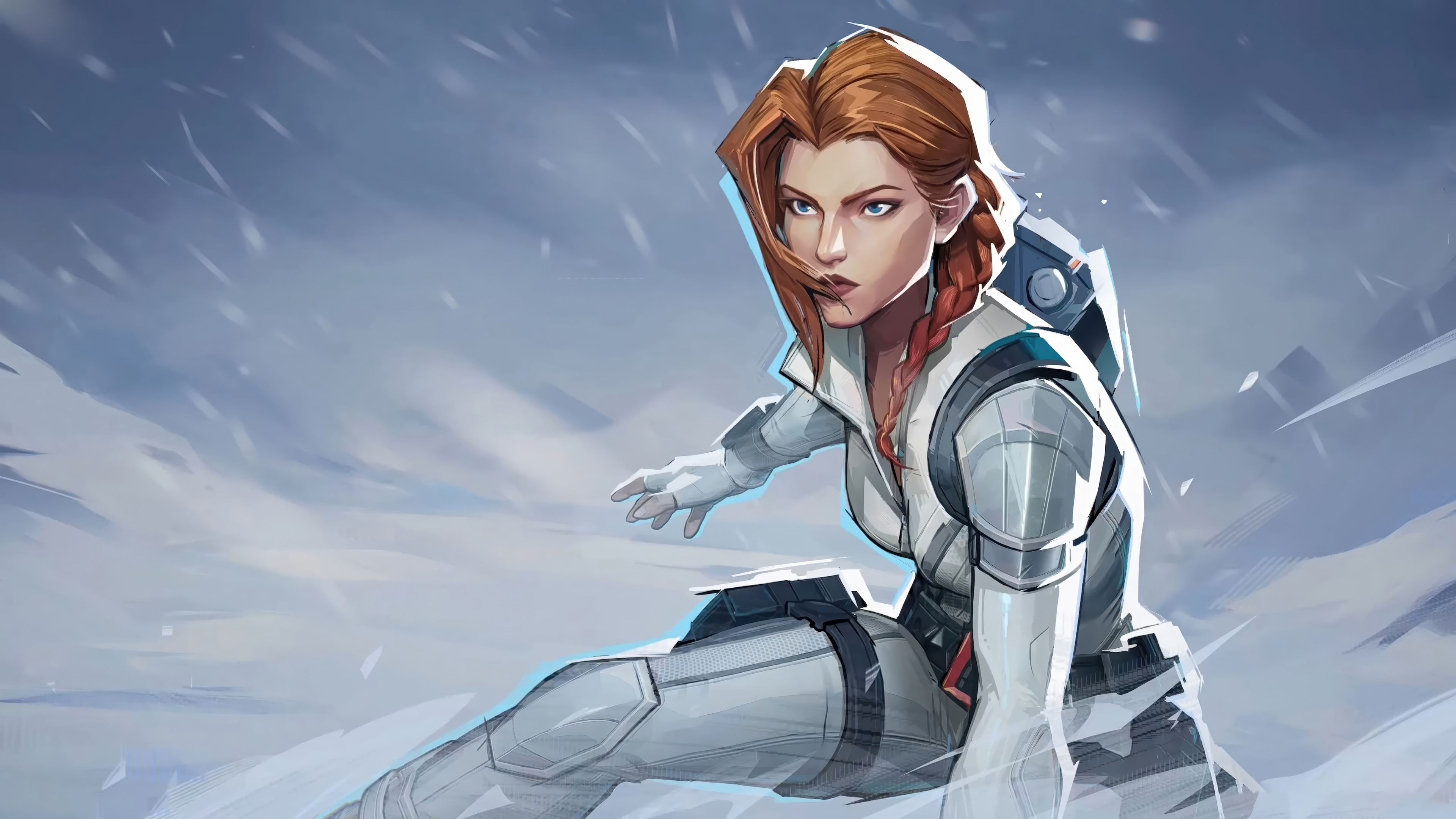 Black Widow in Marvel Rivals 4K HD Wallpaper