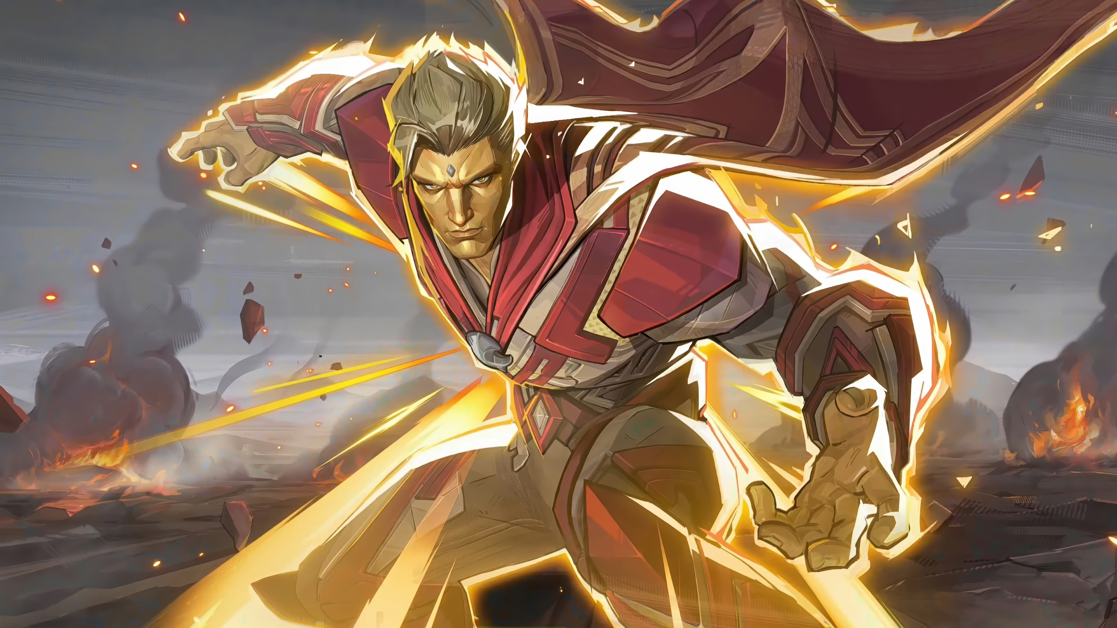 Adam Warlock in Marvel Rivals 4K HD Wallpaper