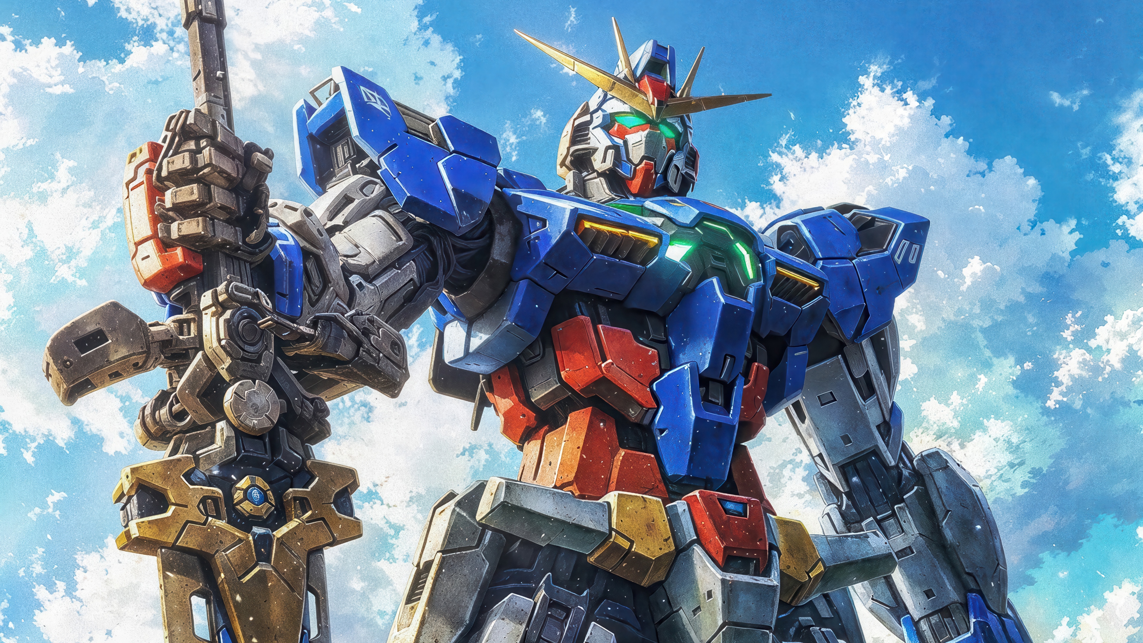 Gundam 00 with Sword in 4K HD Wallpaper