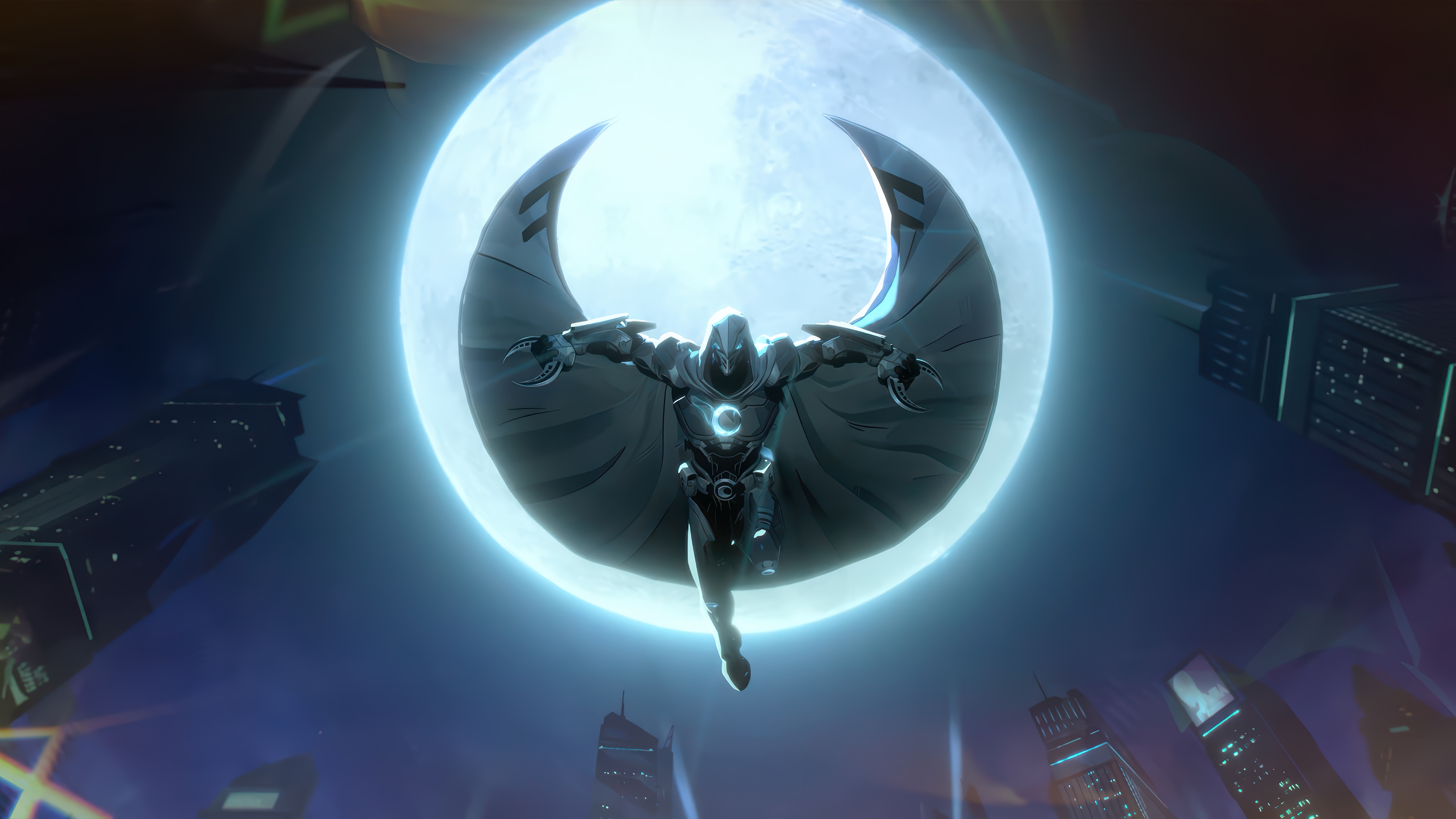 Moon Knight in Marvel Rivals 4K HD Wallpaper