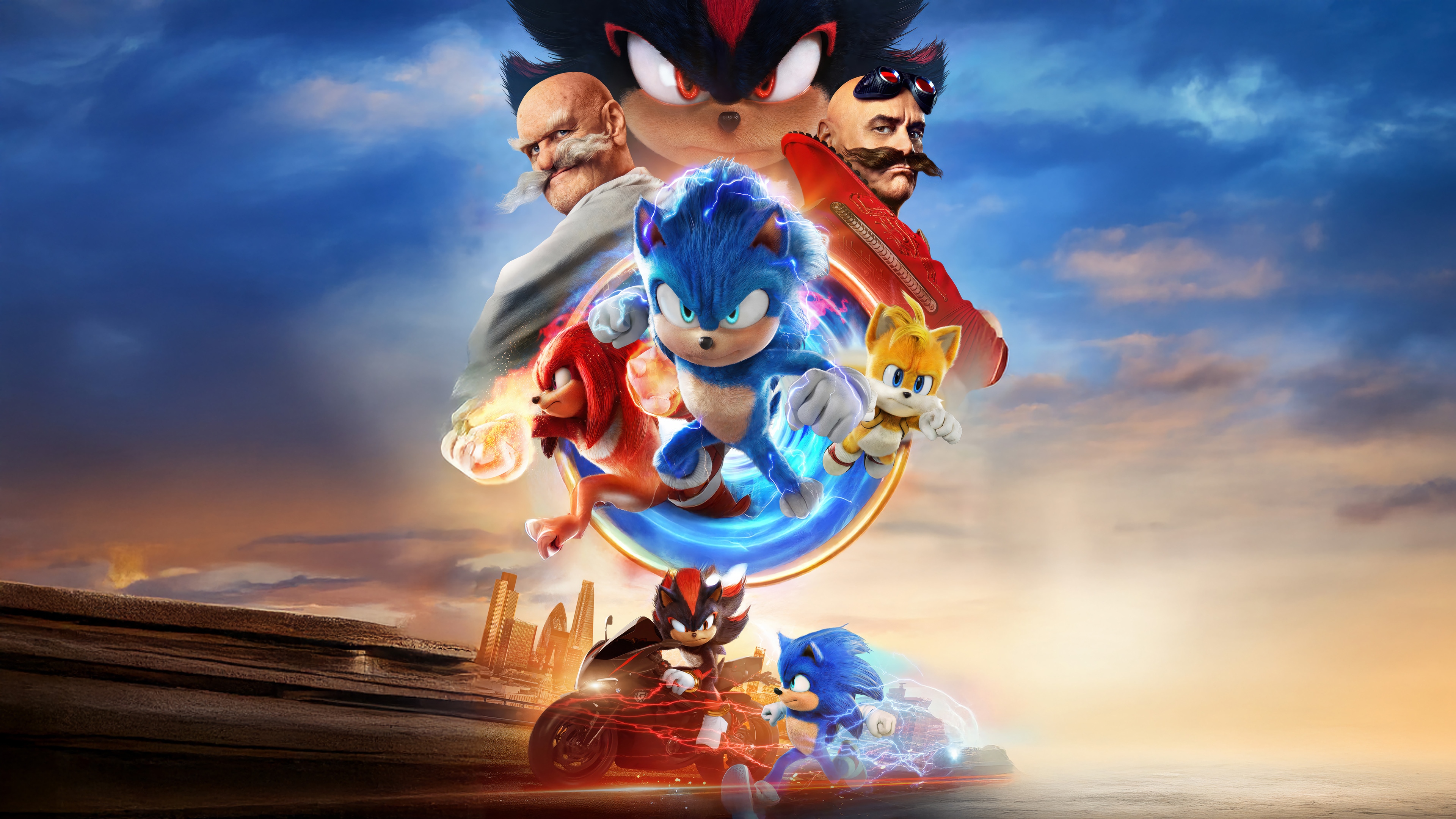 Sonic the Hedgehog 2 4K HD Wallpaper