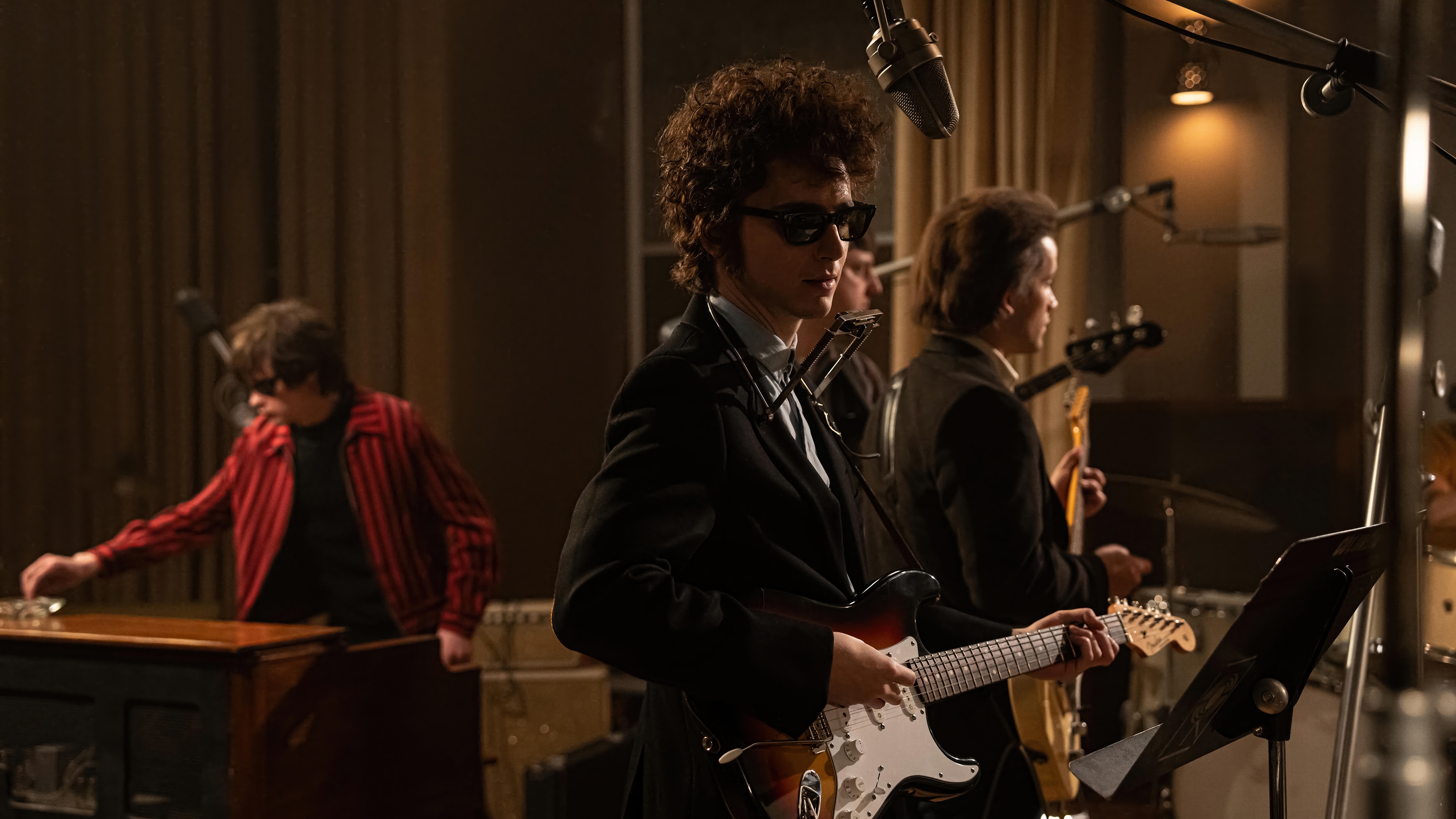 Timothée Chalamet as Bob Dylan in A Complete Unknown HD Wallpaper
