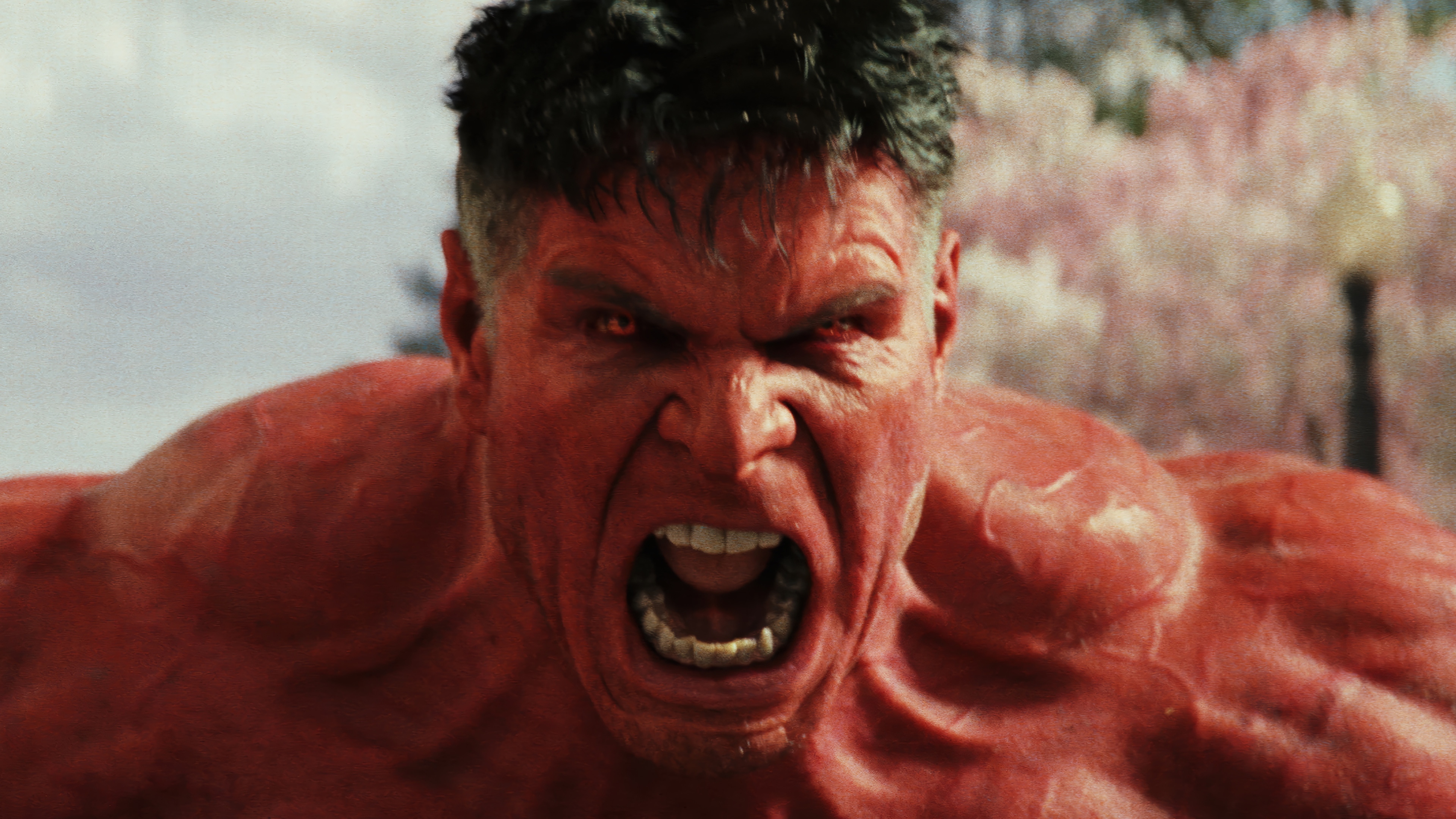 Red Hulk 4K HD Wallpaper