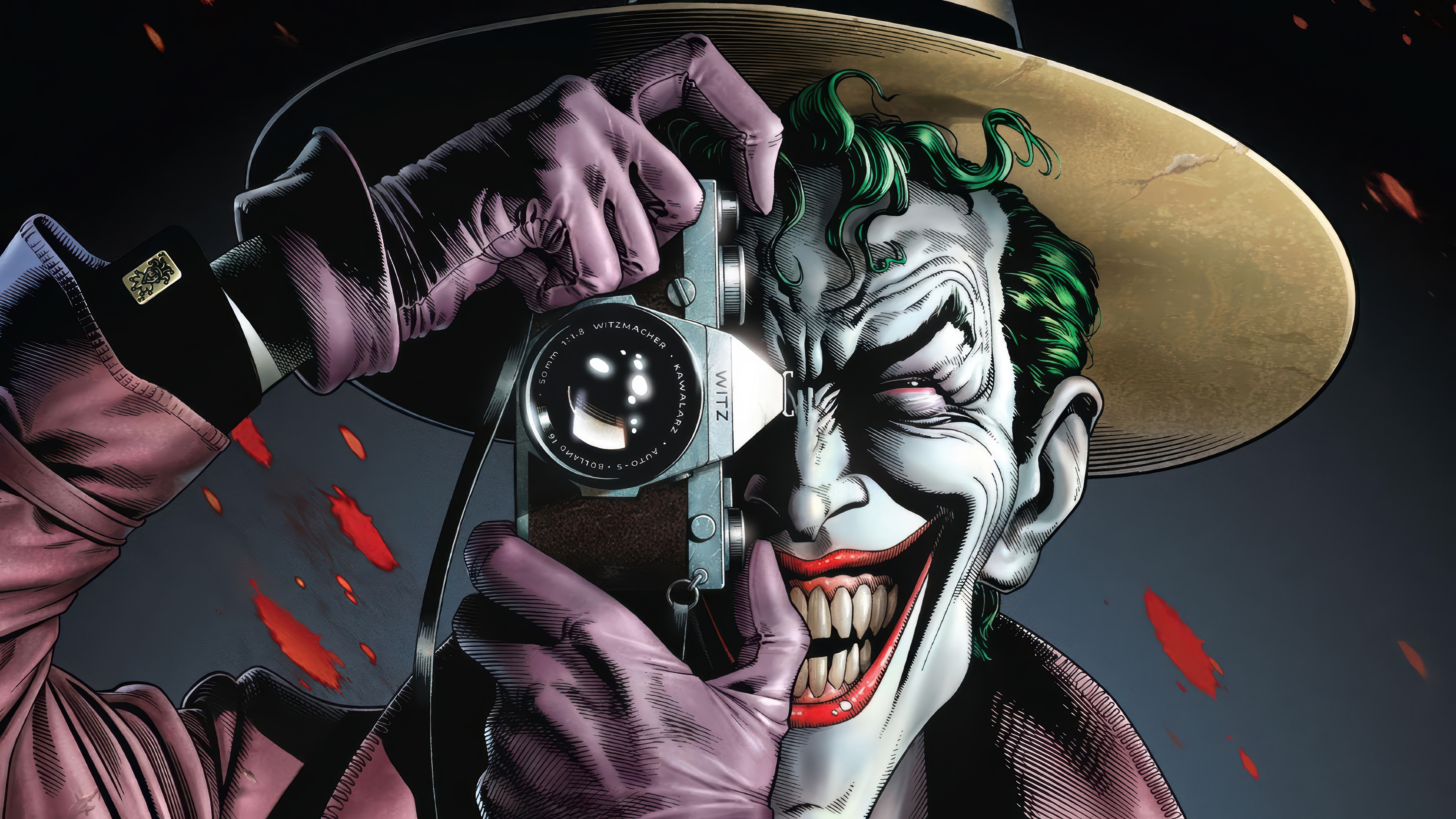 Joker with a Camera HD Wallpaper