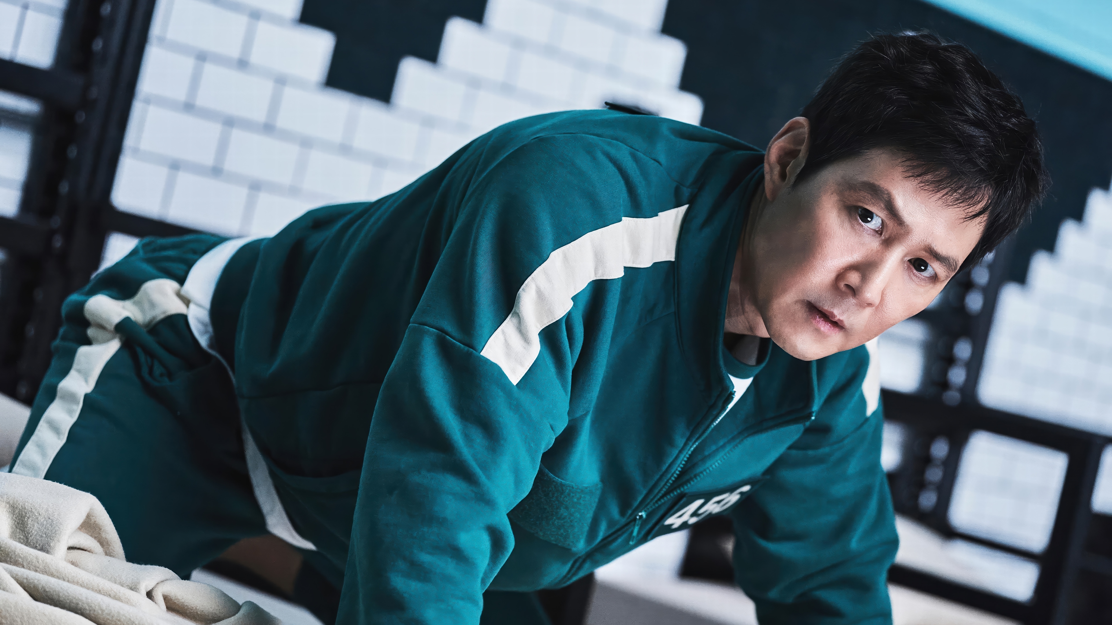 Squid Game: Lee Jung-Jae in 4K HD Wallpaper
