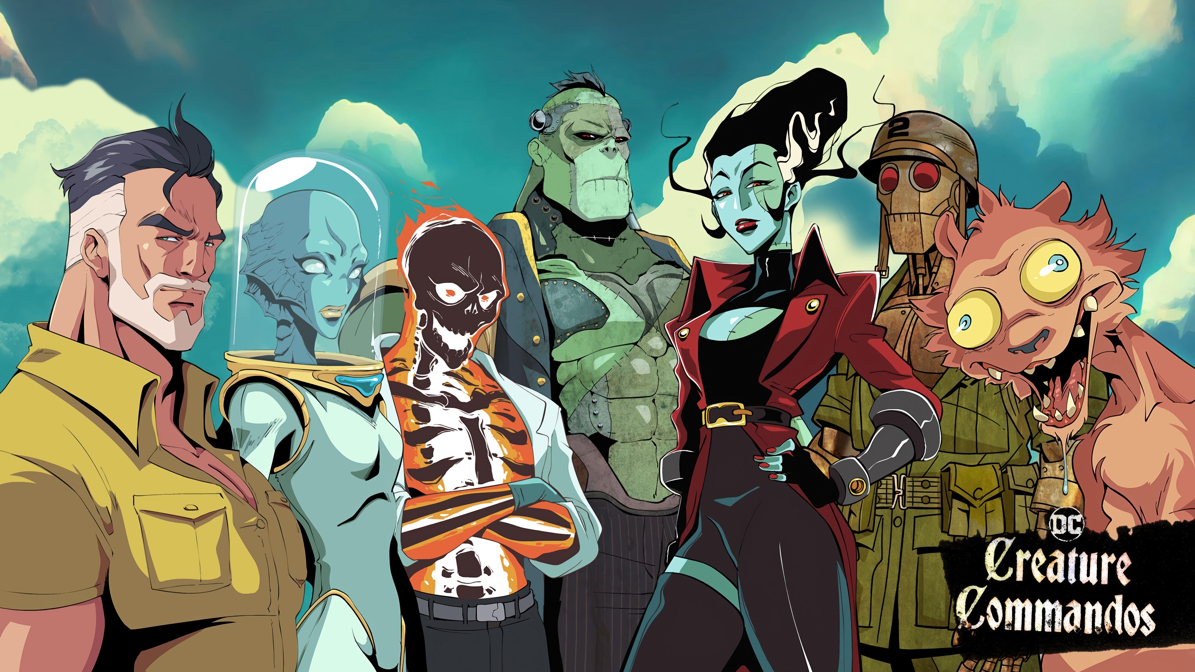 DC Creature Commandos 4K HD Wallpaper