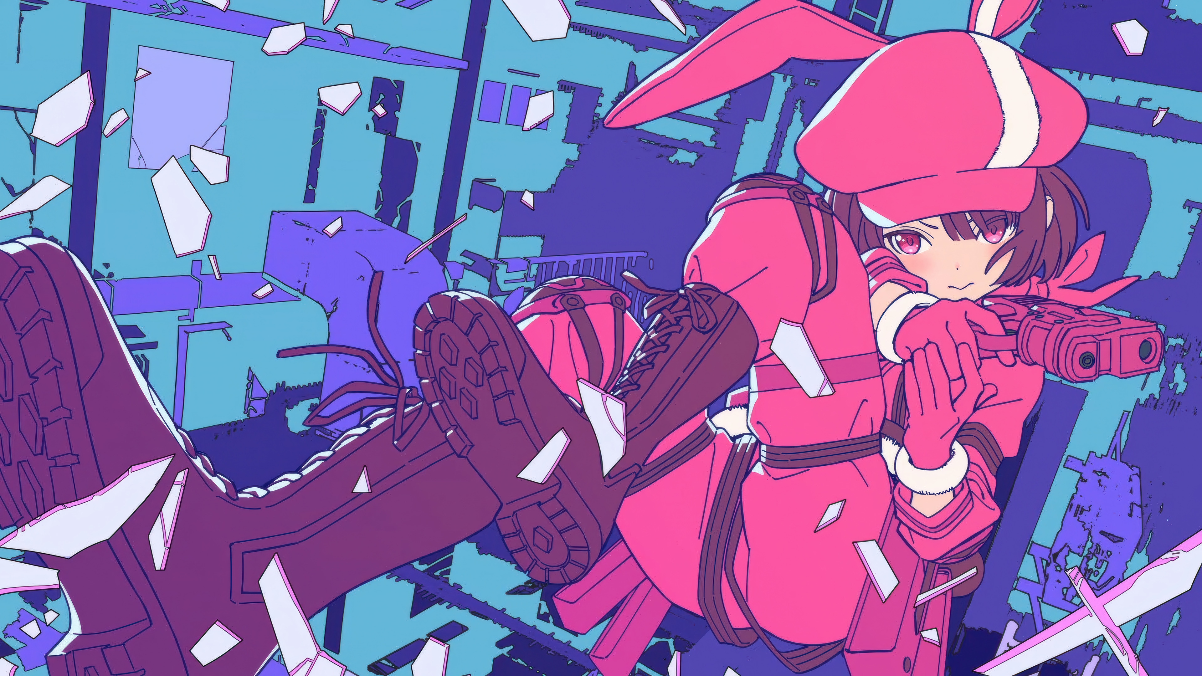 Llenn from Gun Gale Online in 4K HD Wallpaper