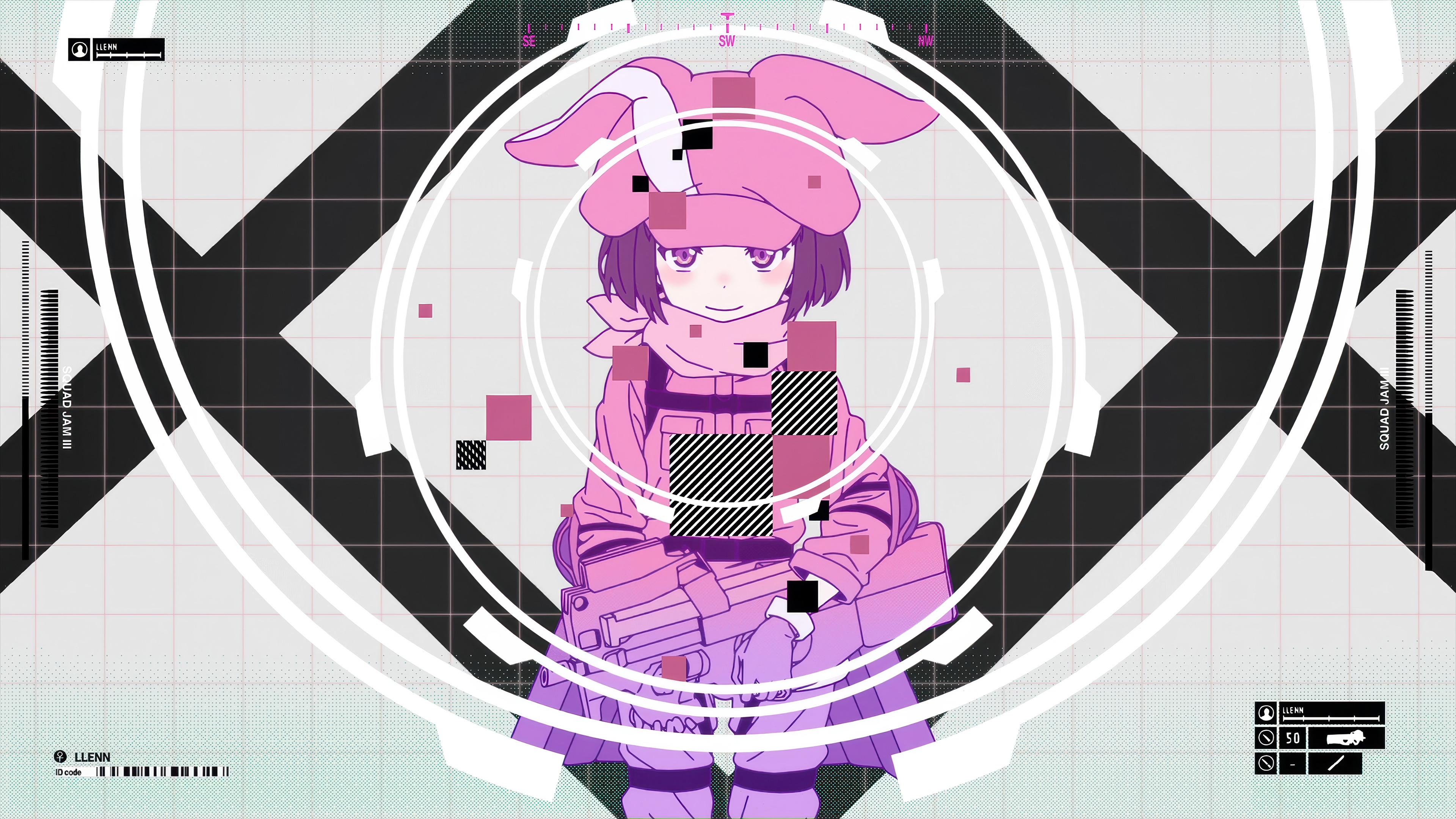 Llenn from Gun Gale Online in 4K HD Wallpaper