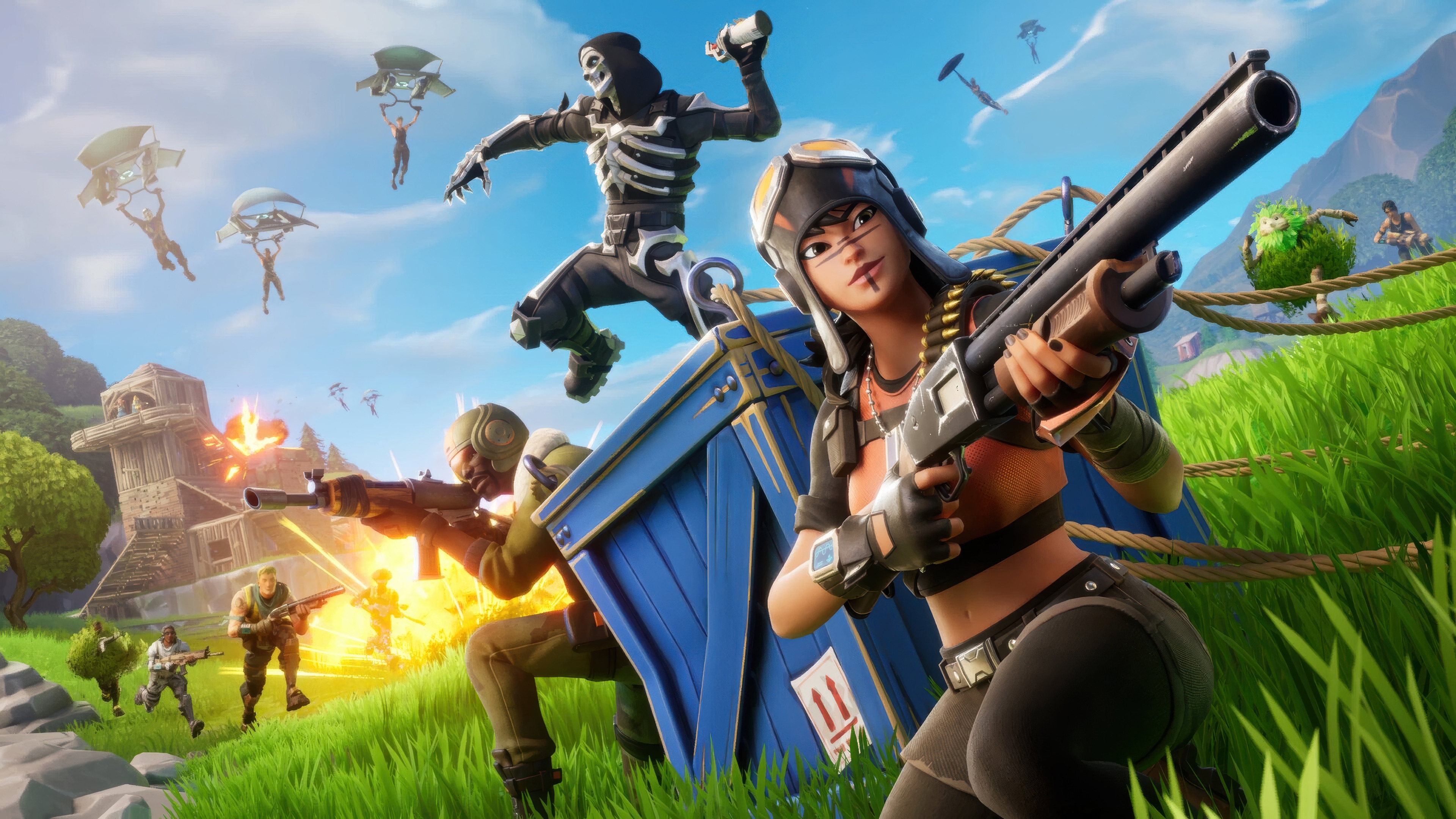 Fortnite Battle Royale Supply Drop 4K HD Wallpaper