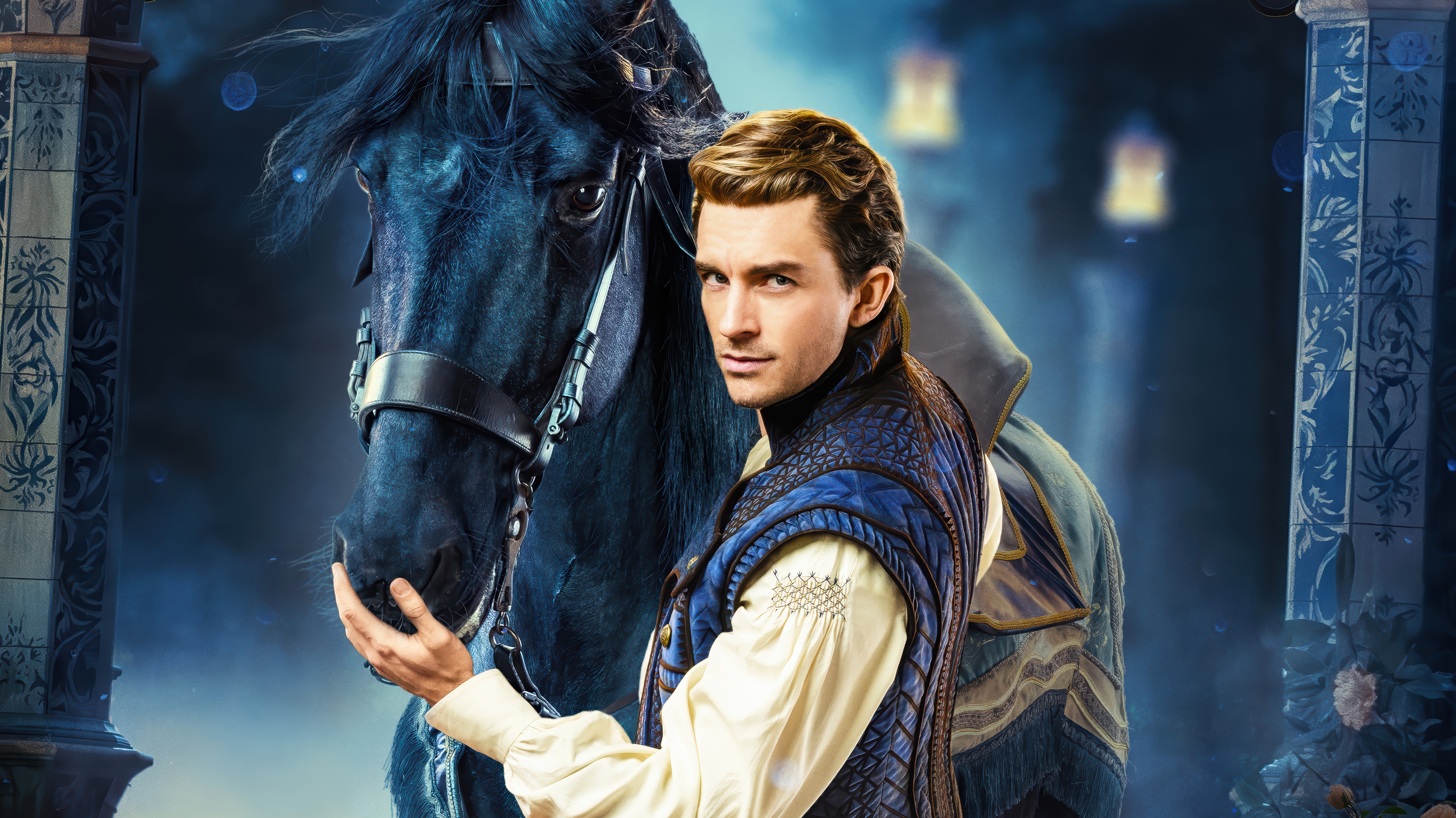 Jonathan Bailey as Fiyero from Wicked 4K HD Wallpaper