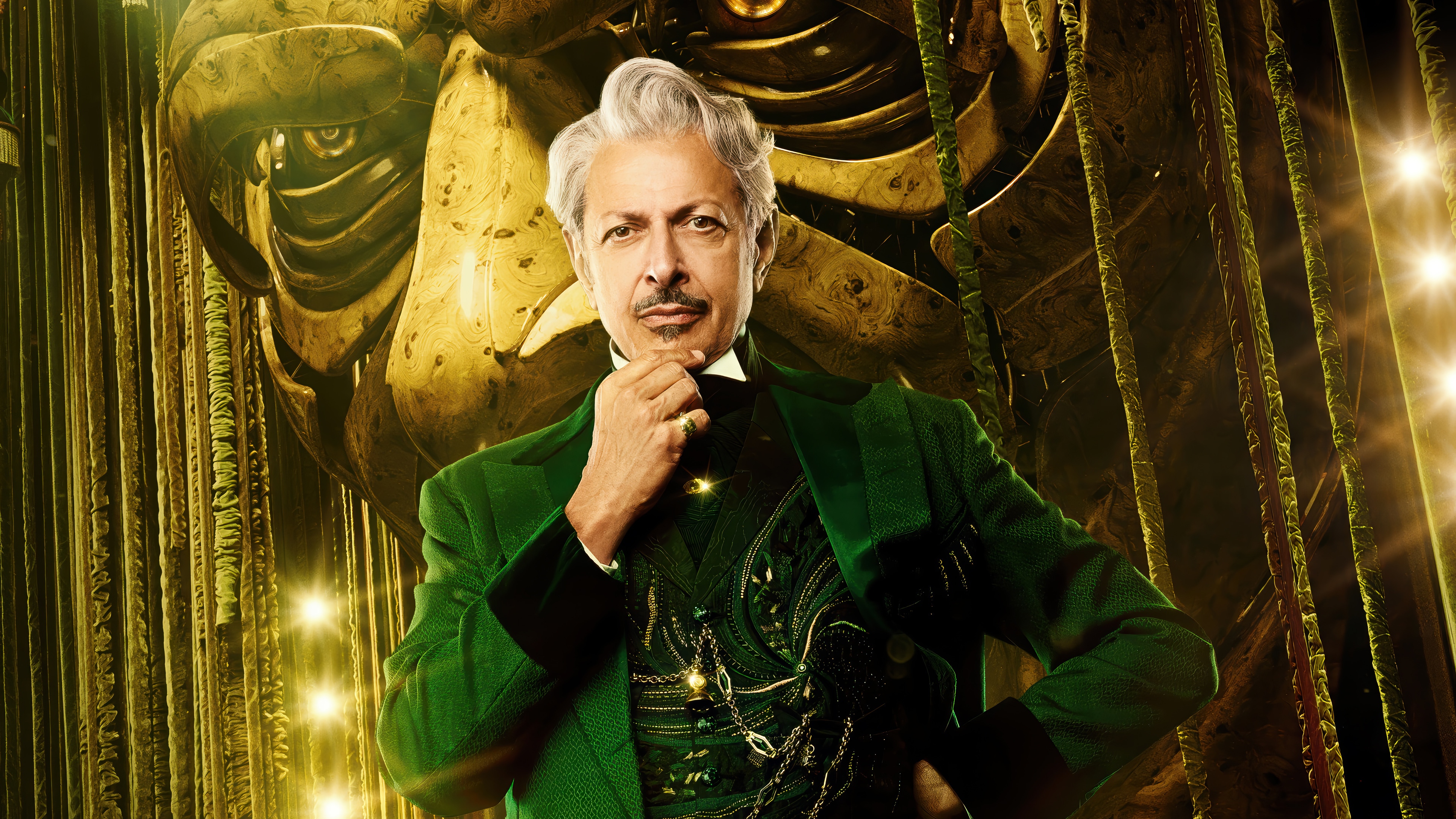 Jeff Goldblum as The Wizard in Oz 4K HD Wallpaper