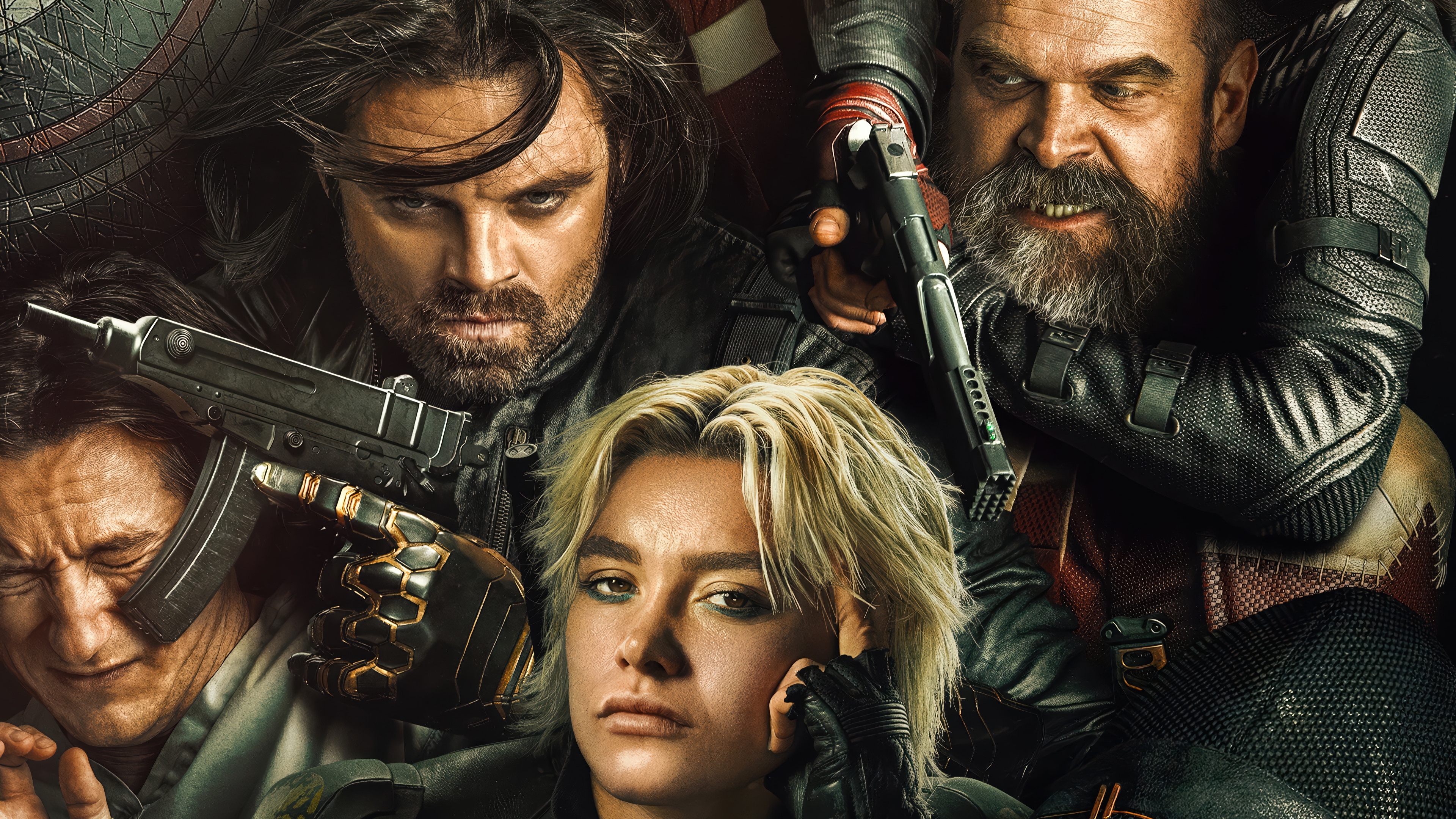 Thunderbolts Movie Characters 4K HD Wallpaper