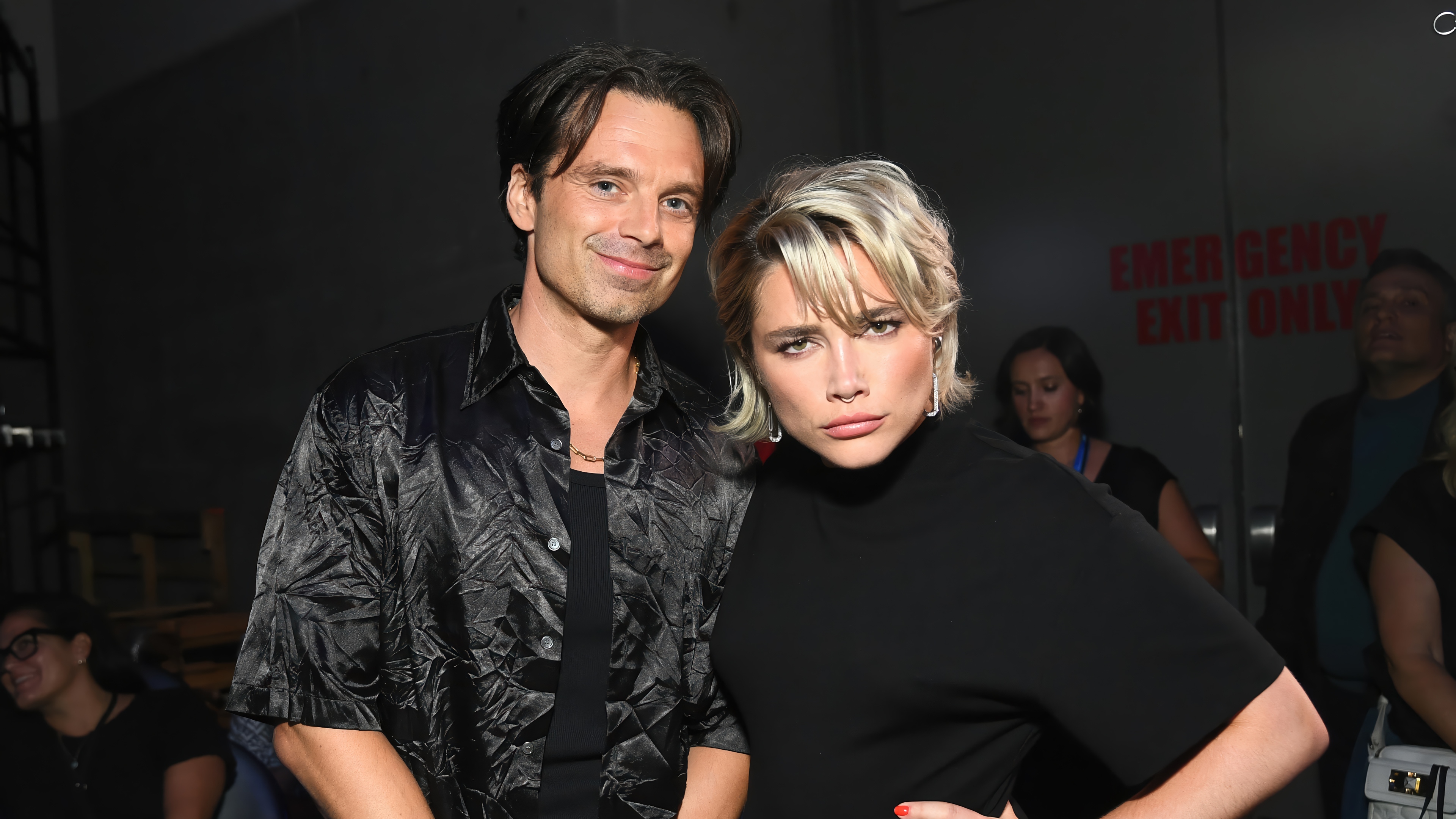 Sebastian Stan and Florence Pugh 4K HD Wallpaper