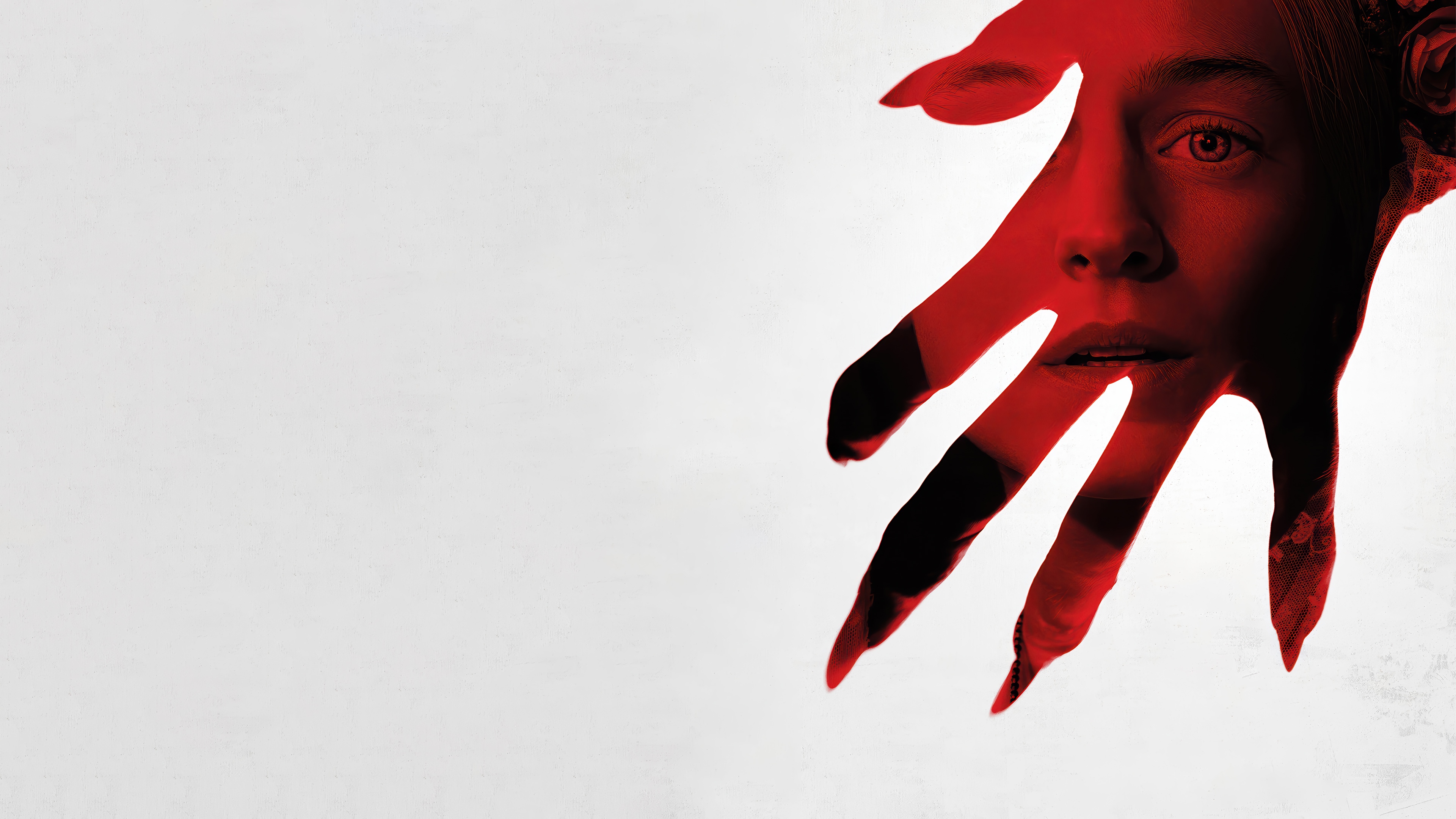 Nosferatu Movie Poster with Emma Corrin 4K HD Wallpaper