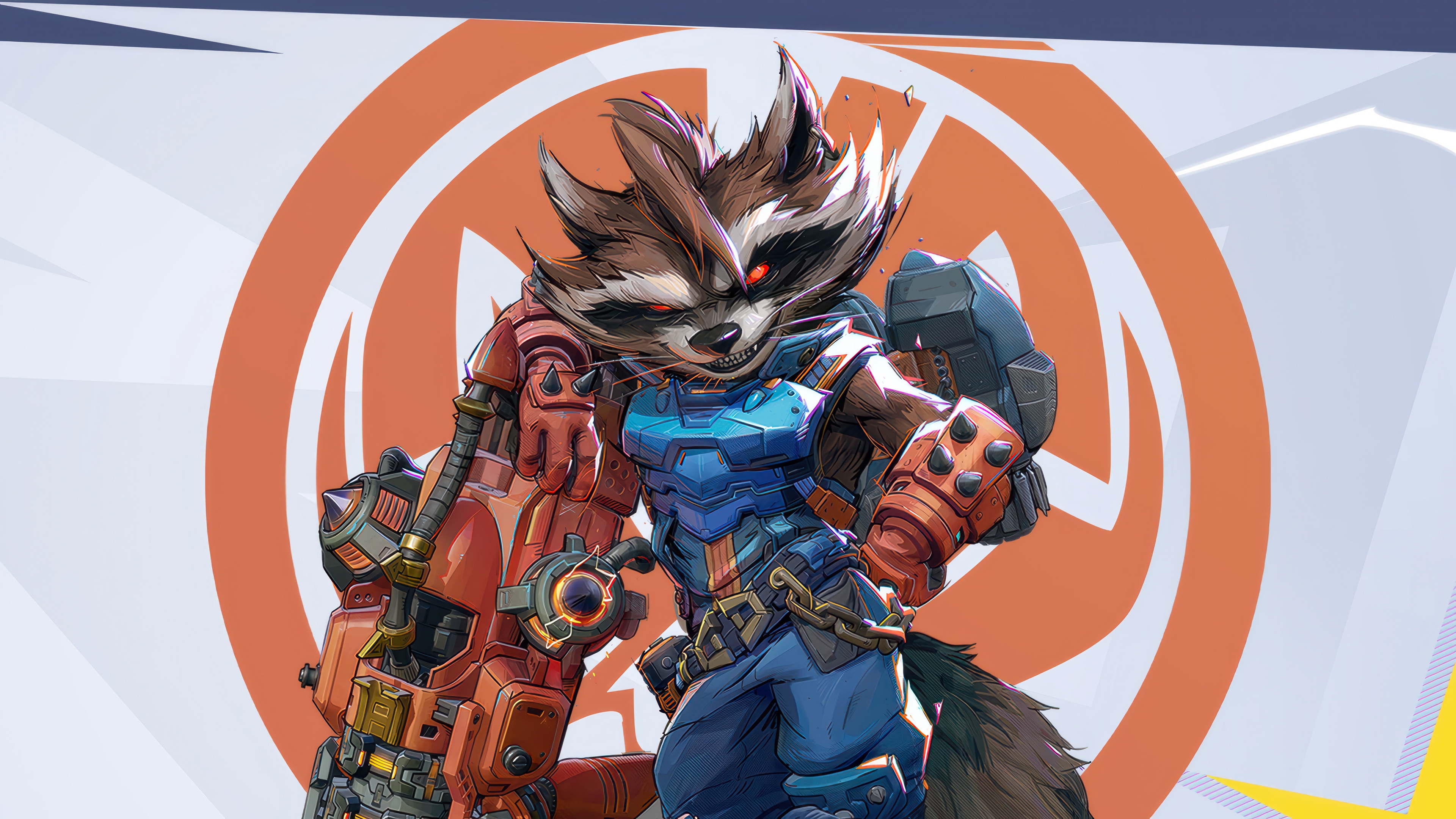 Rocket Raccoon in Marvel Rivals 4K HD Wallpaper