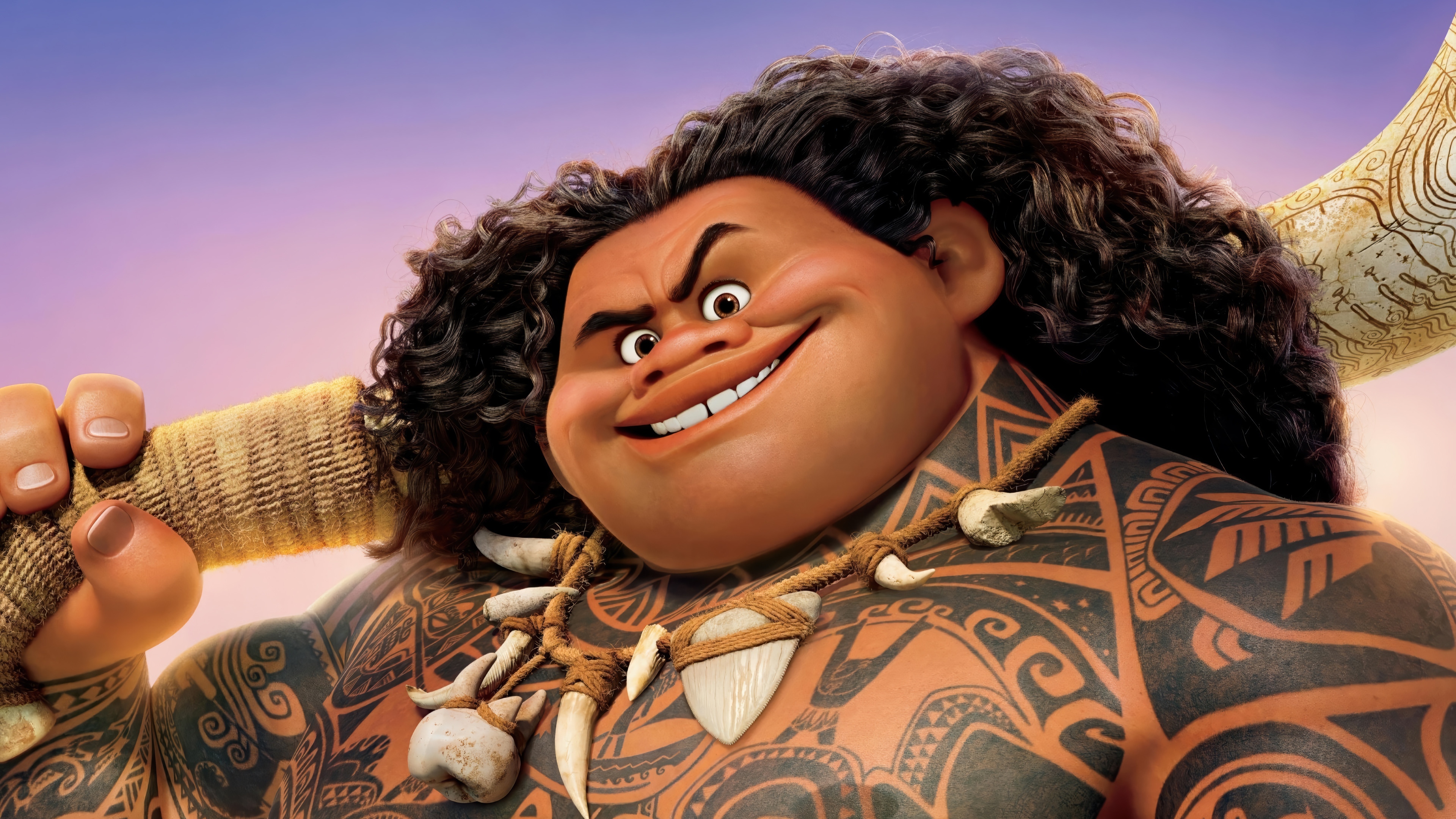 Maui from Moana 4K HD Wallpaper