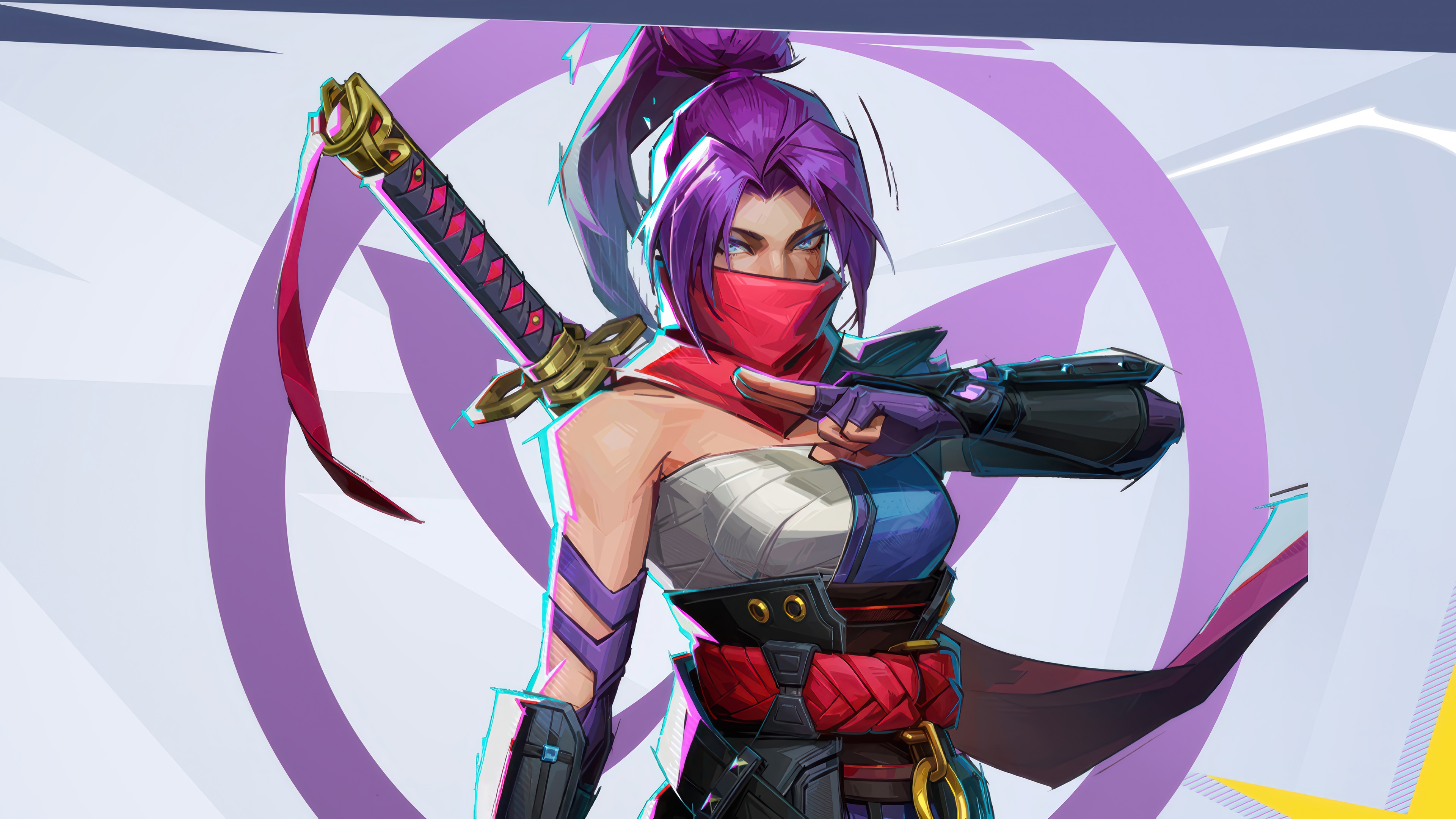 Psylocke from Marvel Rivals 4K HD Wallpaper