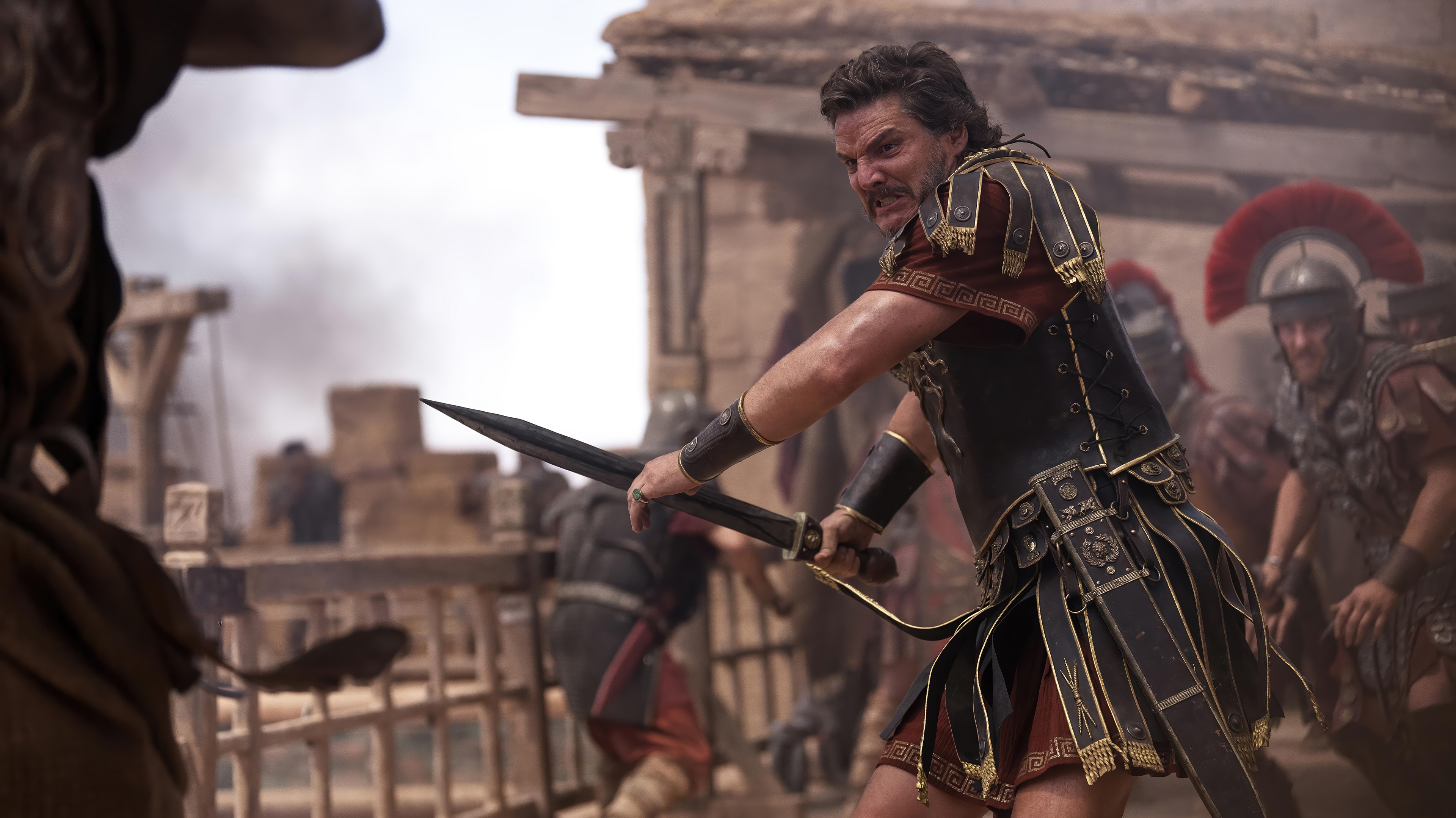 Pedro Pascal in Gladiator 2 4K HD Wallpaper