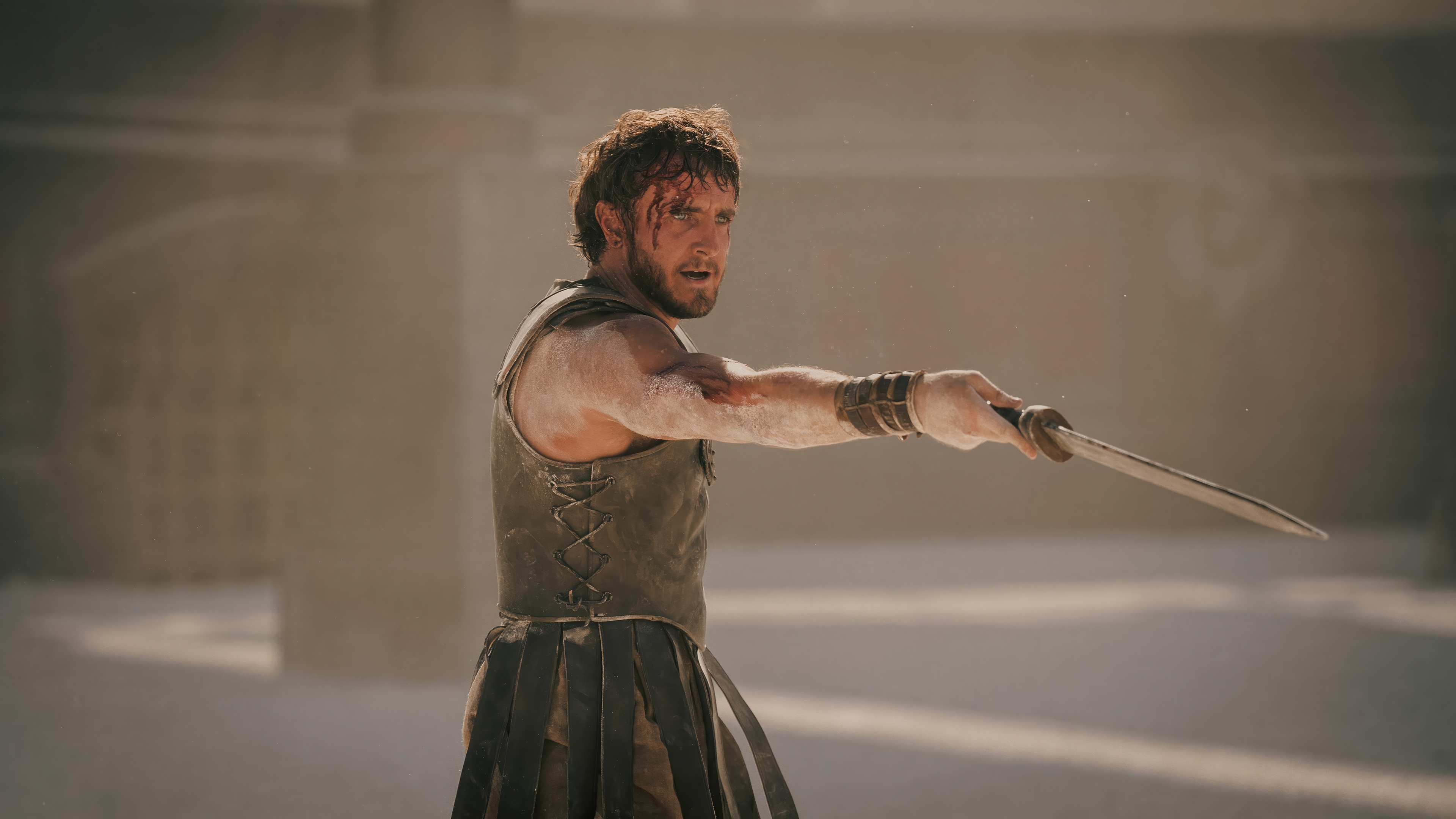 Paul Mescal as a Gladiator in 4K HD Wallpaper