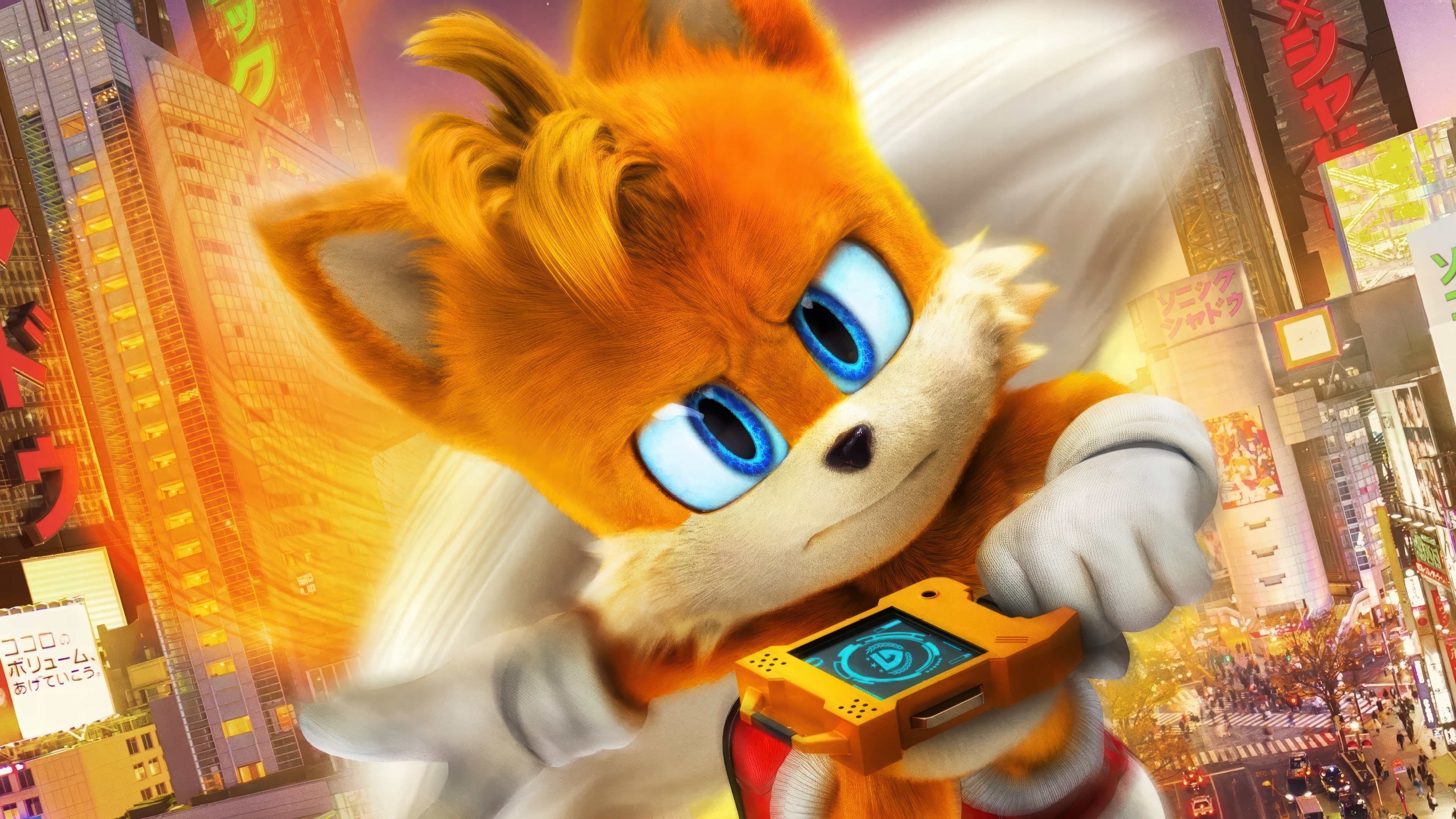 Tails from Sonic the Hedgehog 3 4K HD Wallpaper
