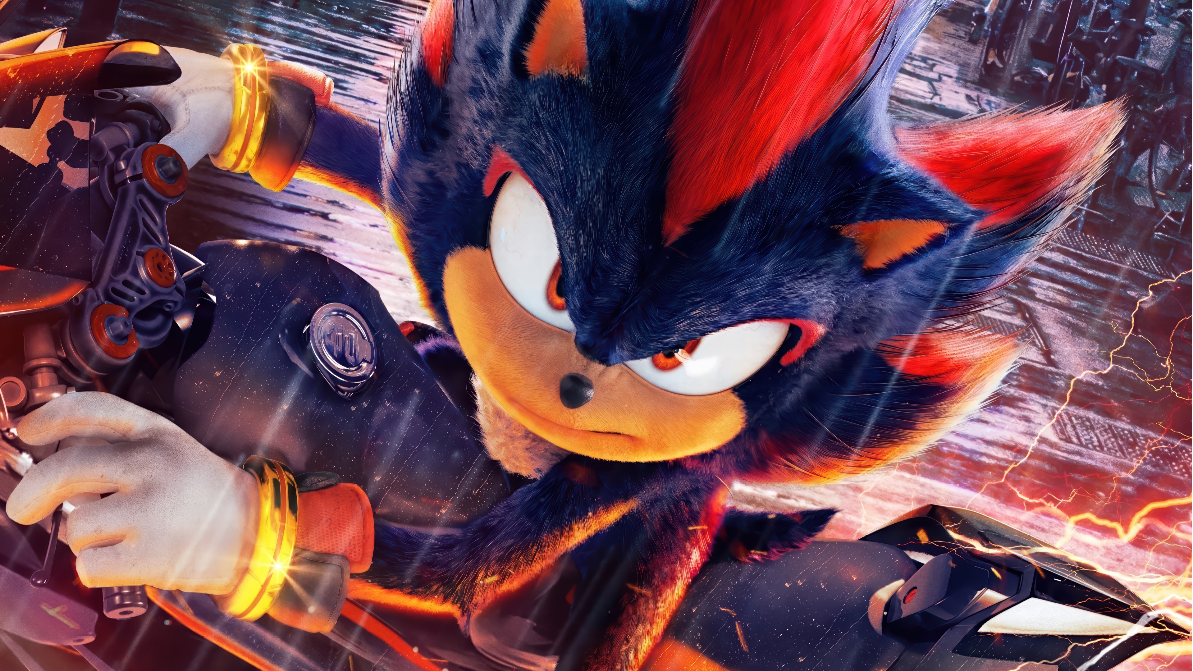 Shadow the Hedgehog in Sonic the Hedgehog 3 4K HD Wallpaper