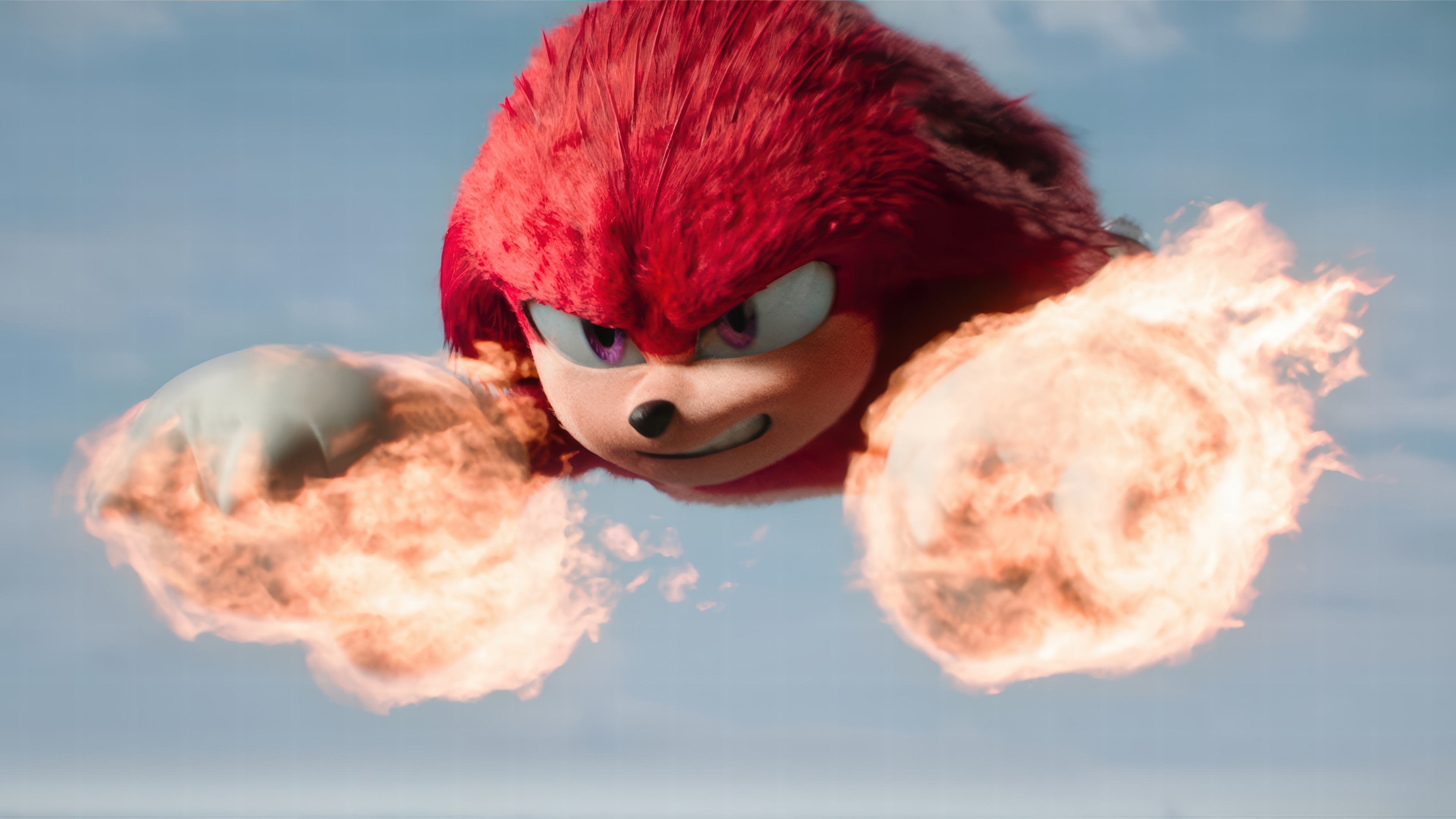 Knuckles the Echidna in Sonic the Hedgehog 3 4K HD Wallpaper