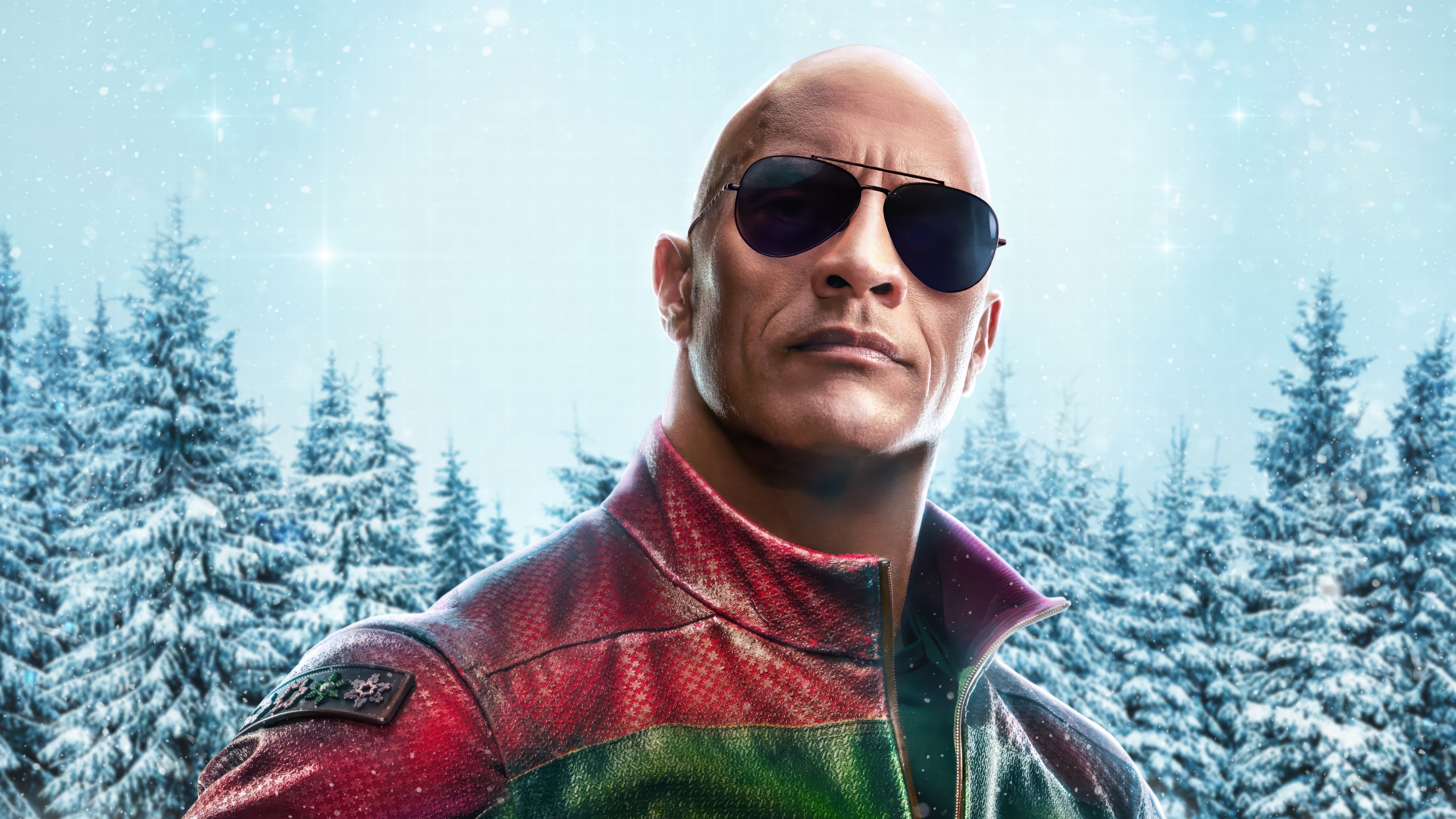 Dwayne Johnson in Red One 4K HD Wallpaper
