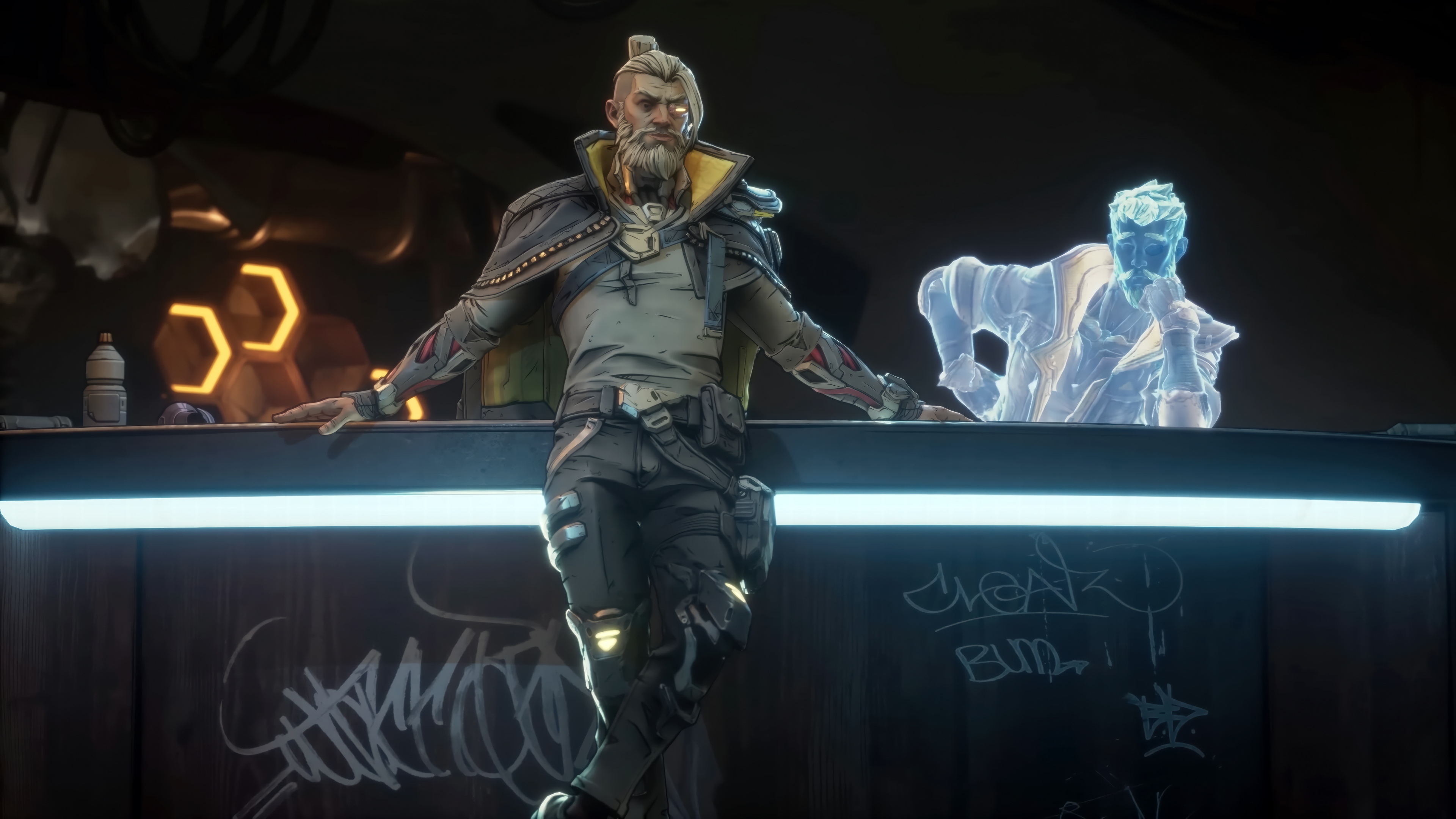 Borderlands 4 Zane 4K HD Wallpaper