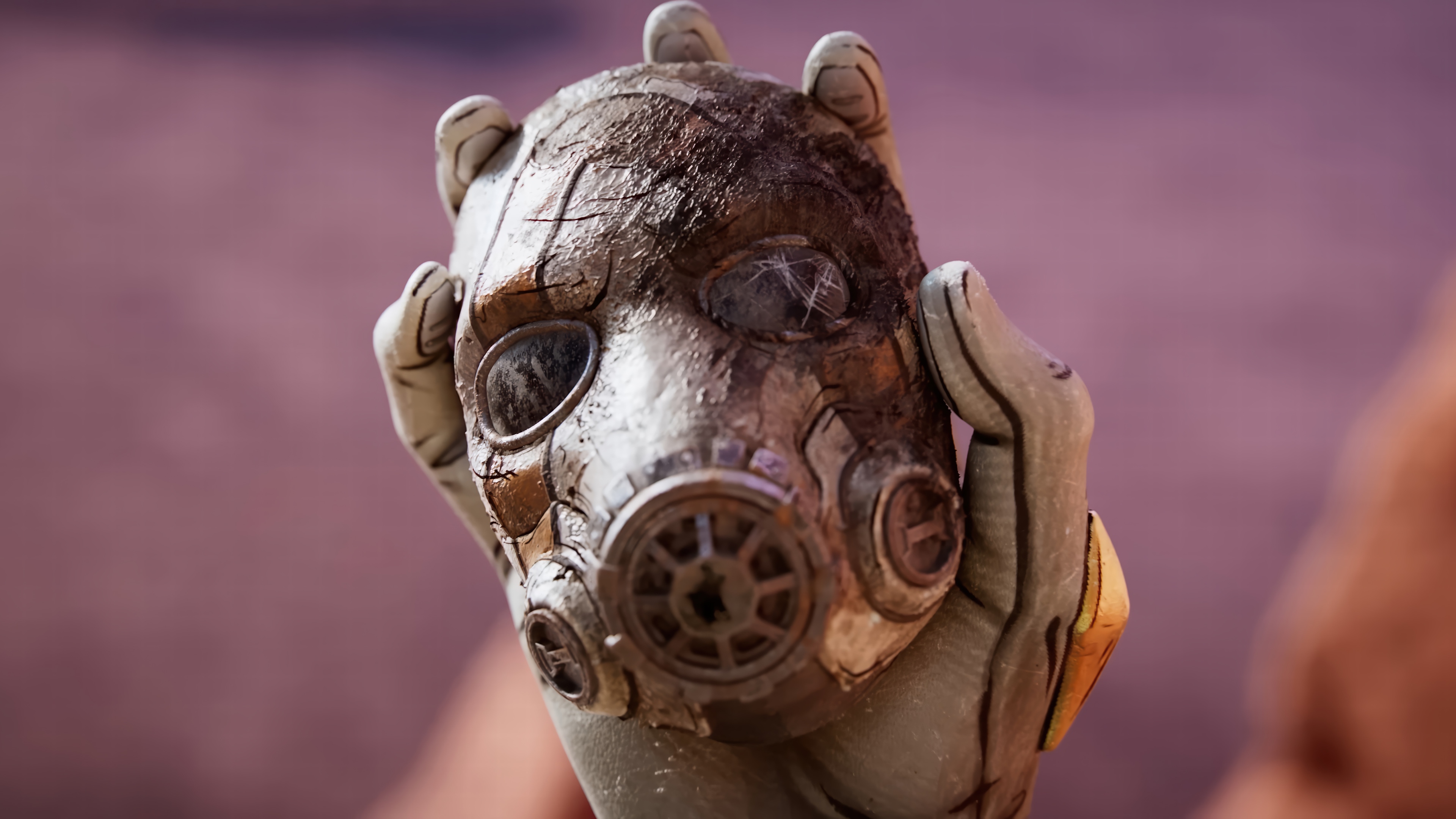 Borderlands 4 Psycho Mask 4K HD Wallpaper