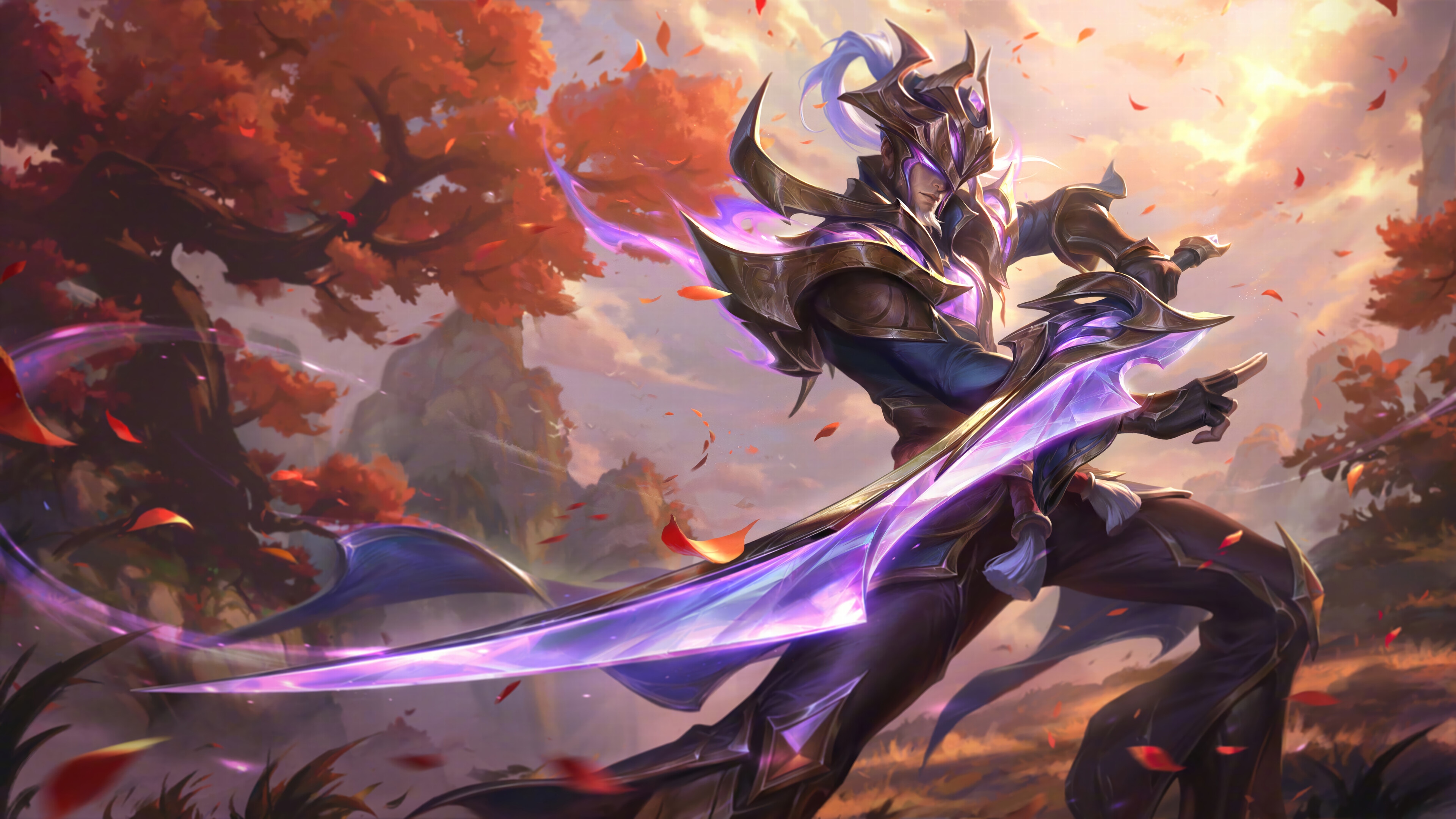 Victorious Master Yi in League of Legends 4K HD Wallpaper