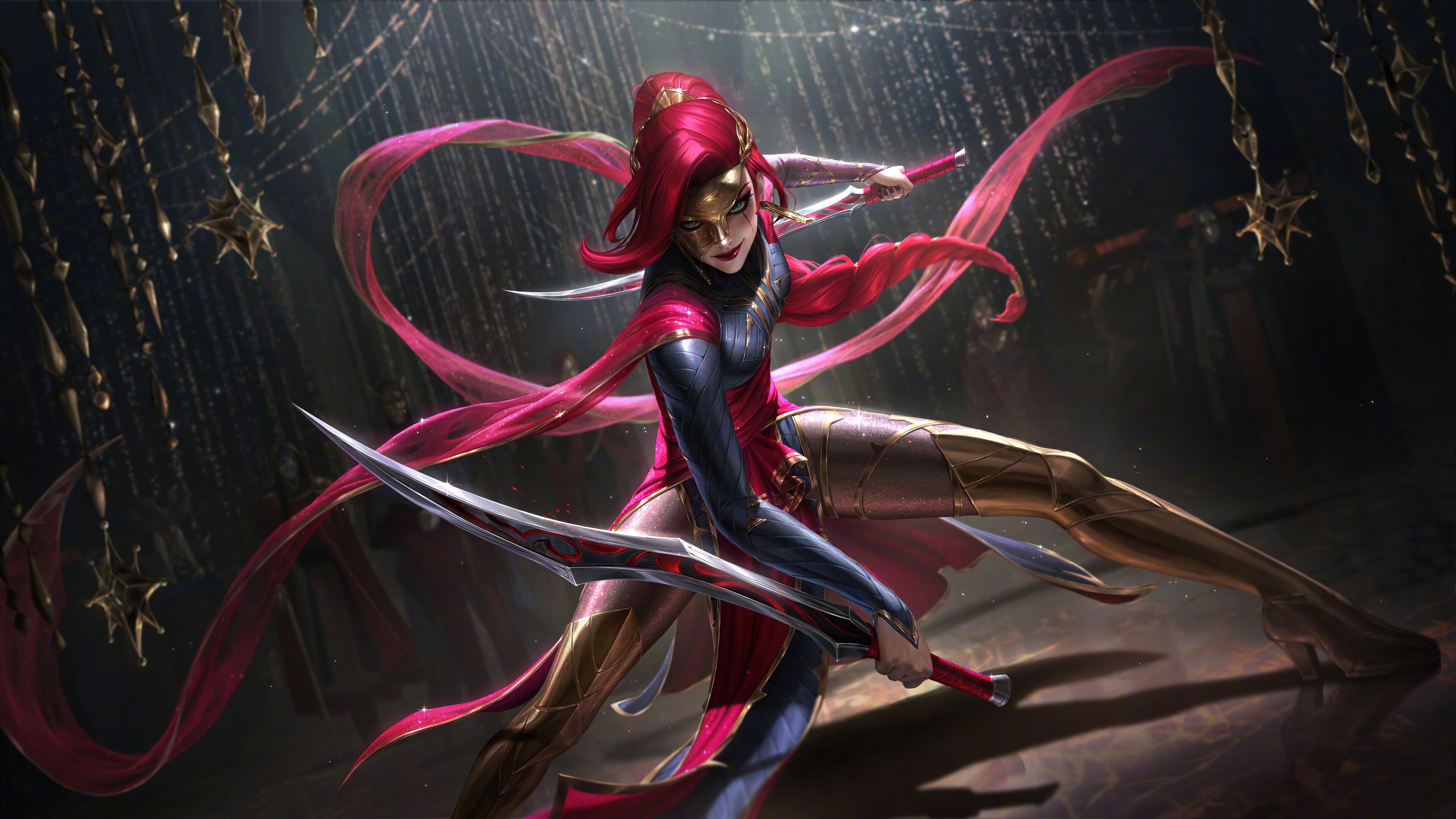 Katarina from League of Legends in 4K HD Wallpaper