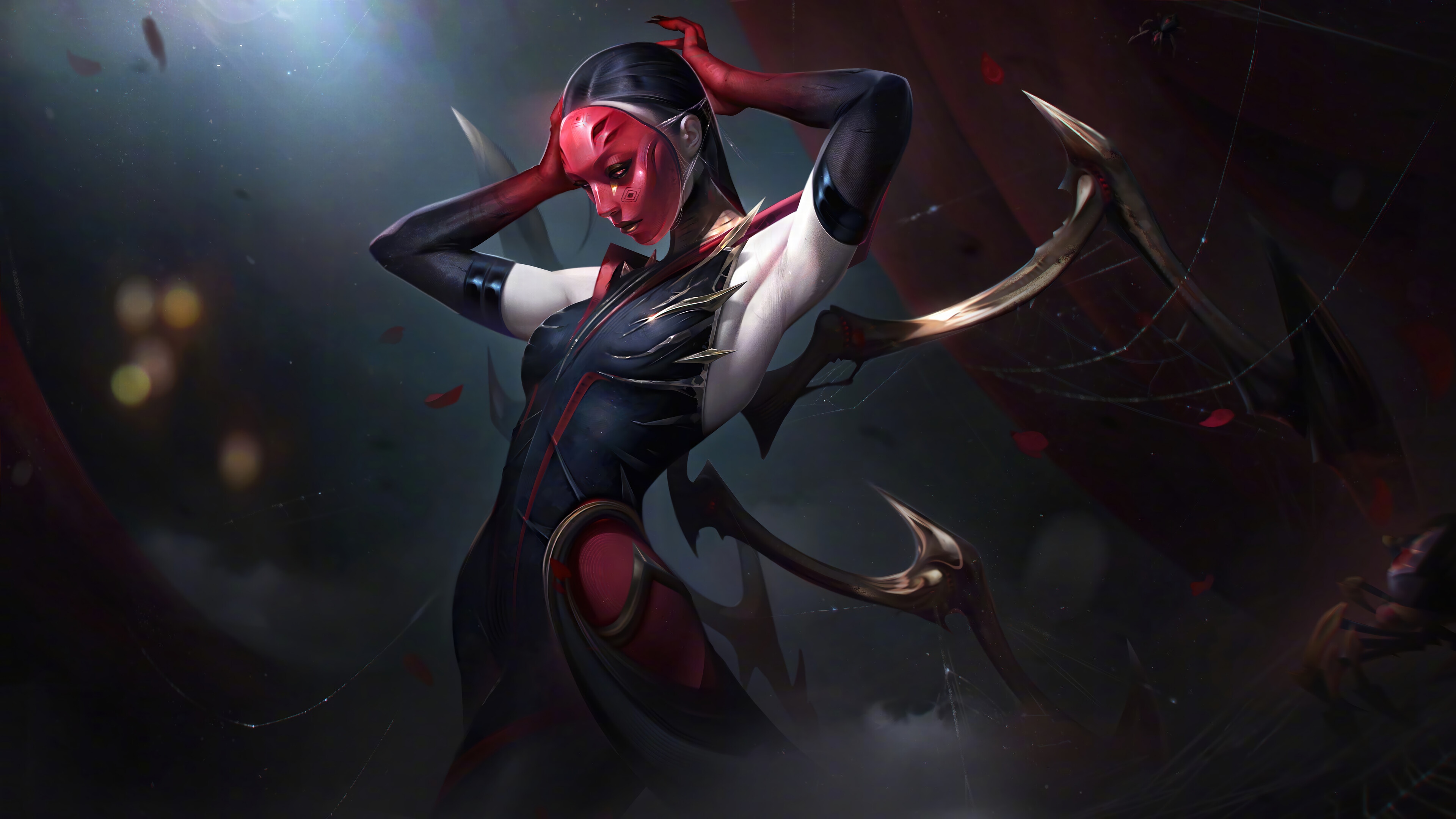 Elise from League of Legends 4K Splash Art HD Wallpaper