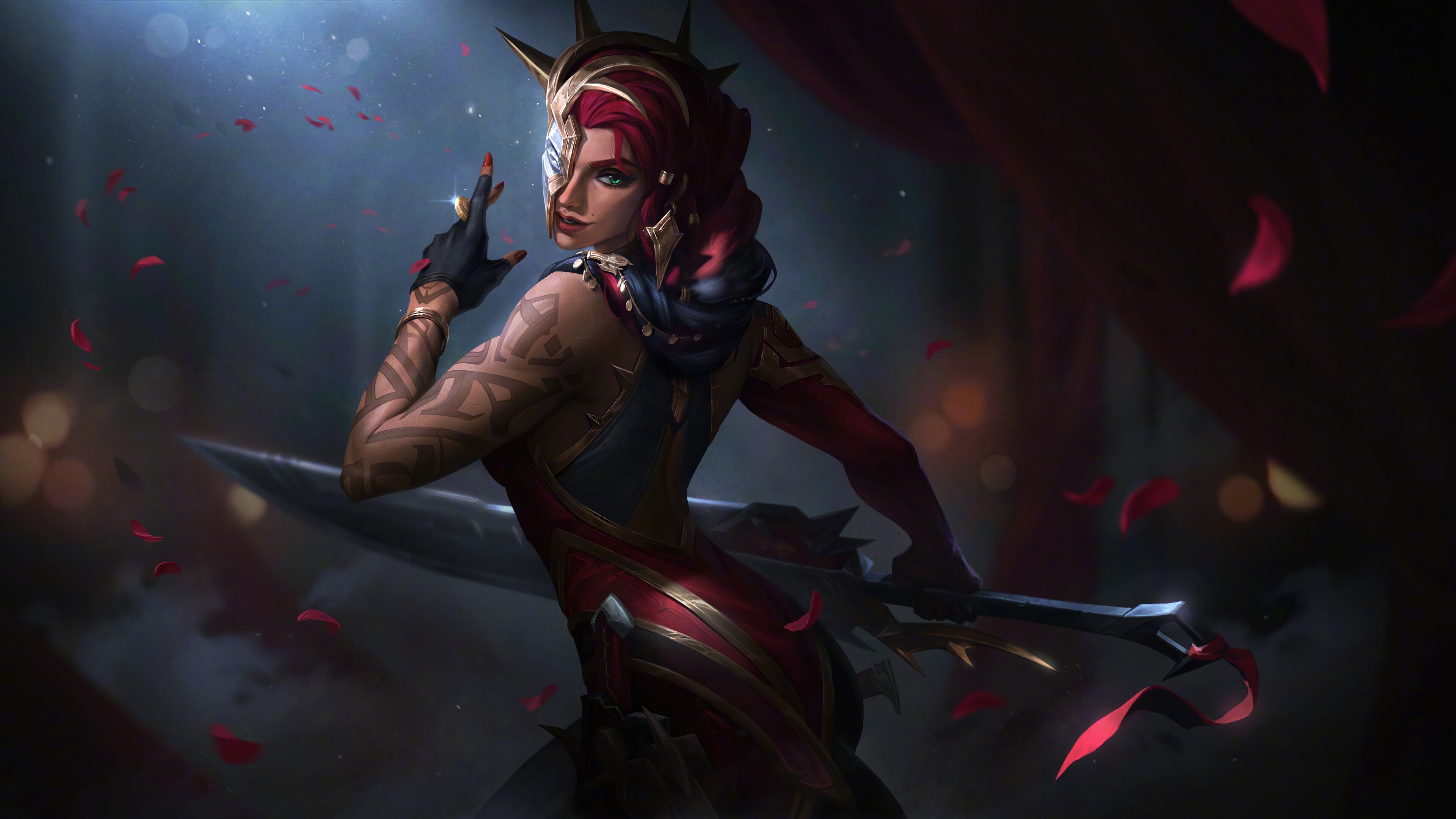 Samira from League of Legends in 4K HD Wallpaper