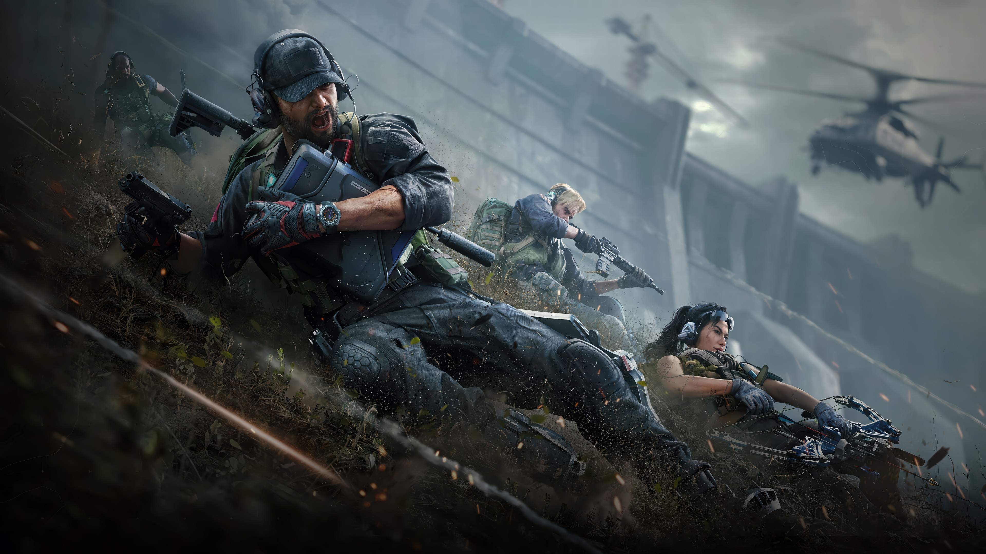 Delta Force soldiers in action 4K HD Wallpaper
