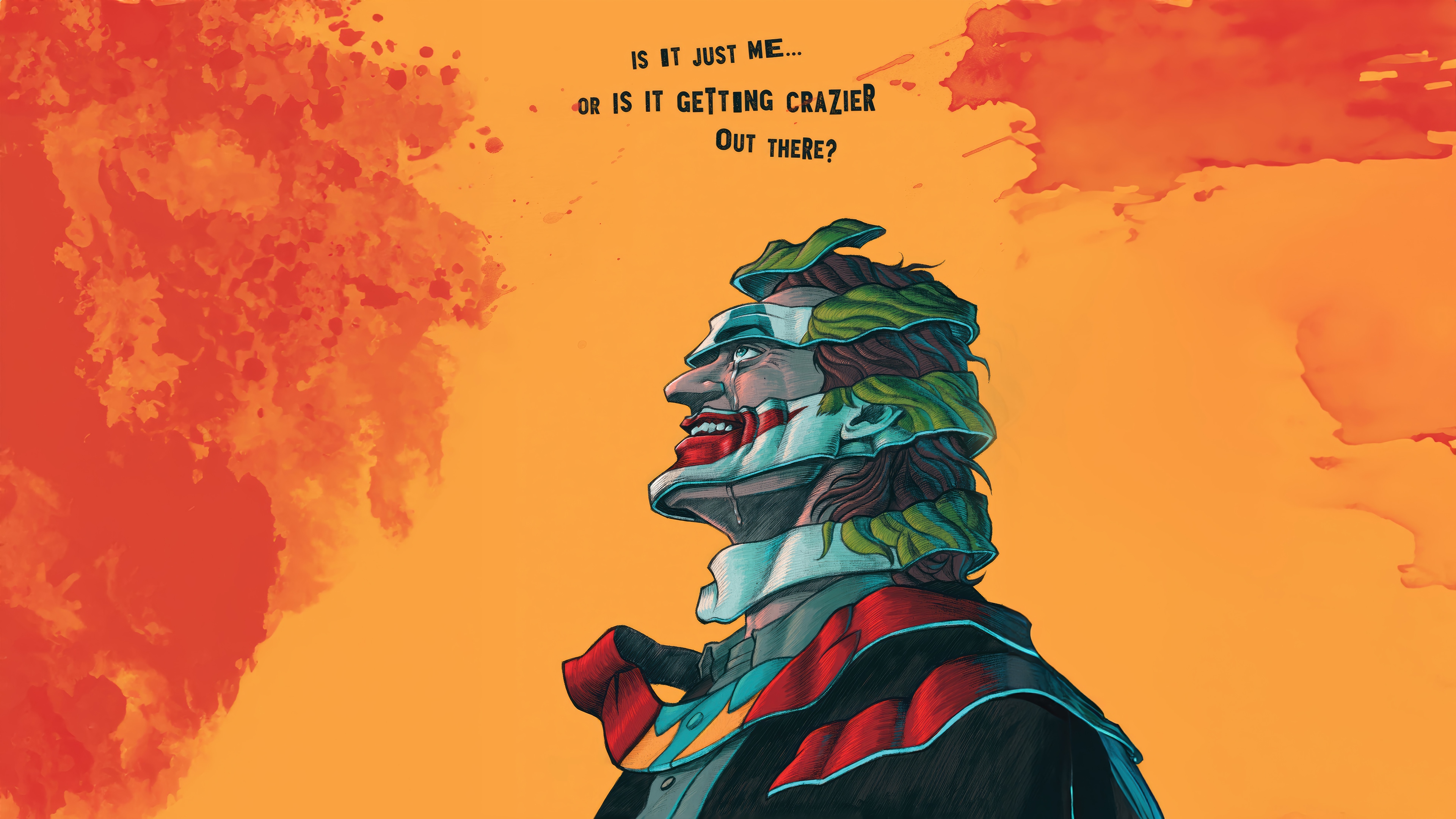 Joker 4K Comic Art HD Wallpaper