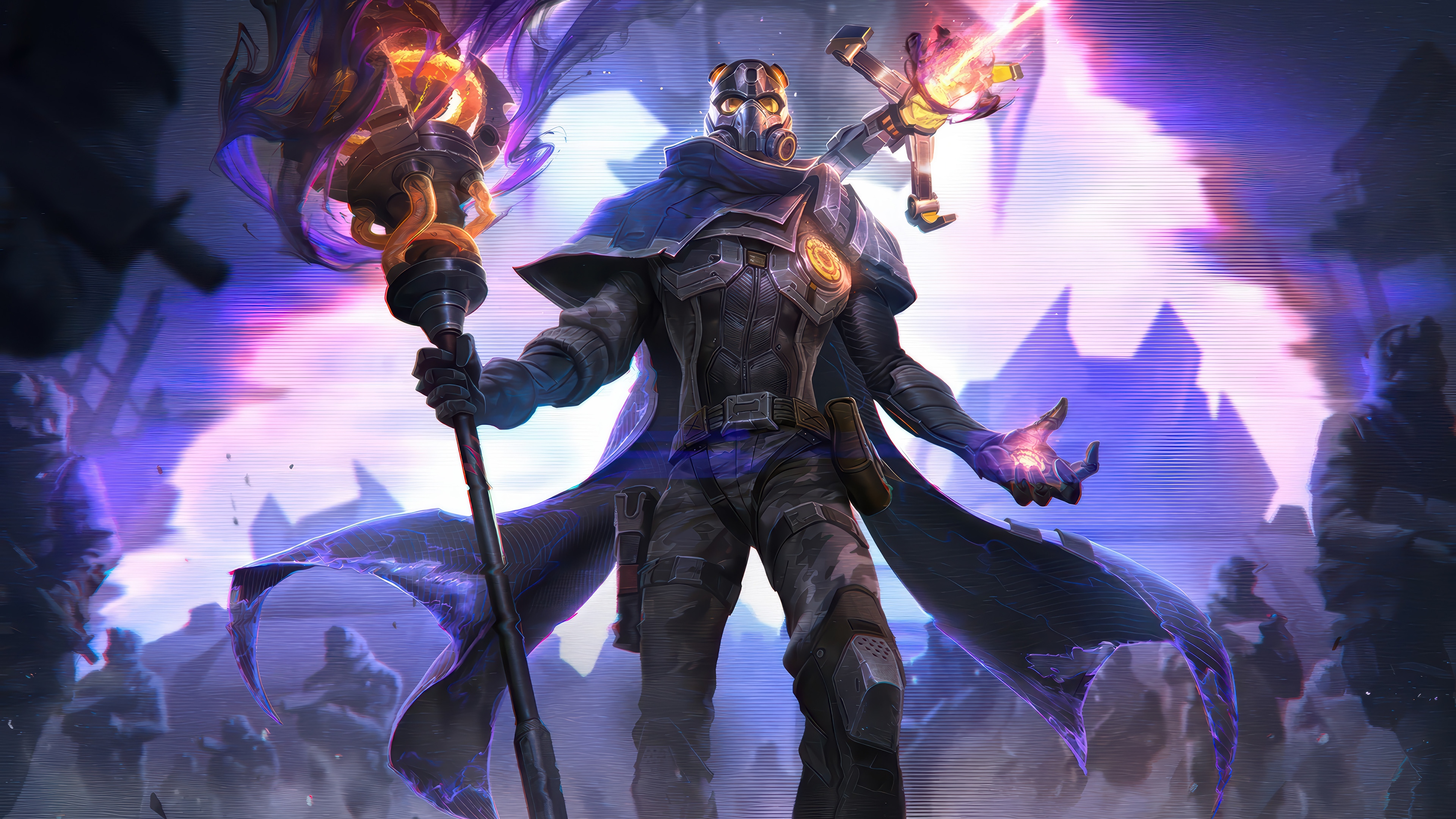 Viktor PsyOps Splash Art 4K HD Wallpaper